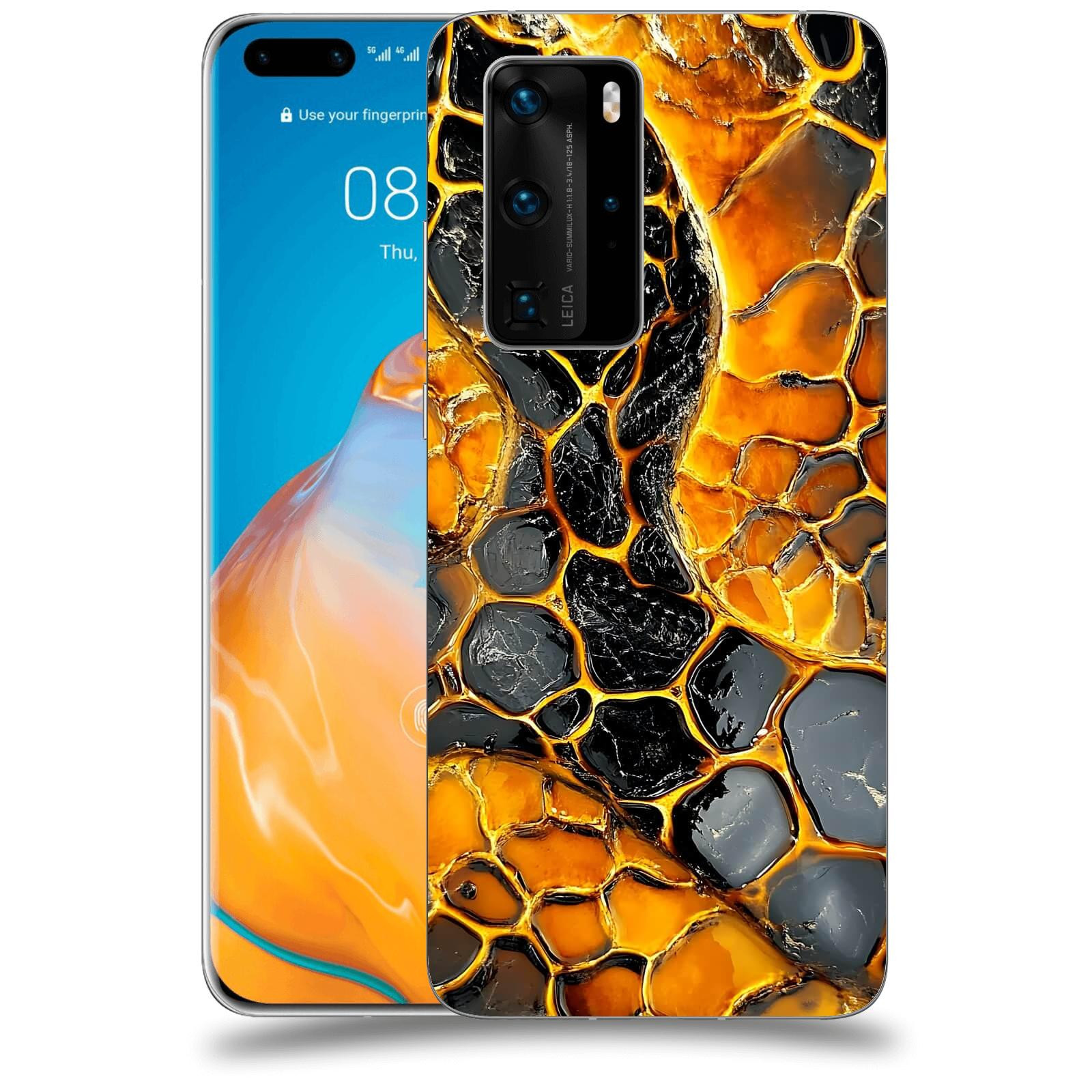 ACOVER Kryt na mobil Huawei P40 - Žár a Struktura