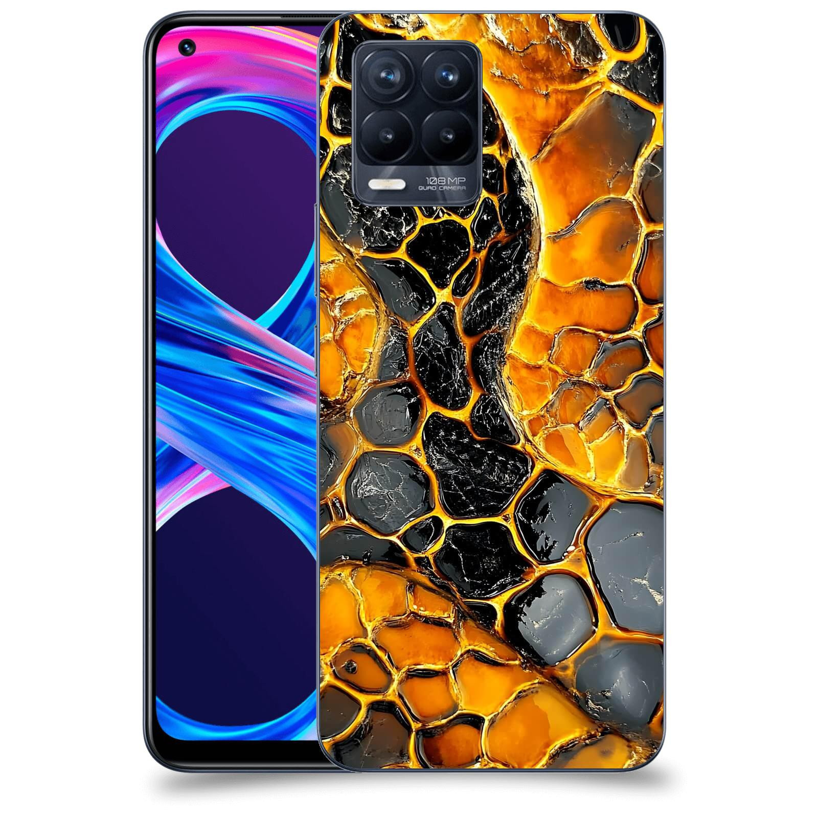 ACOVER Kryt na mobil Realme 8 Pro - Žár a Struktura