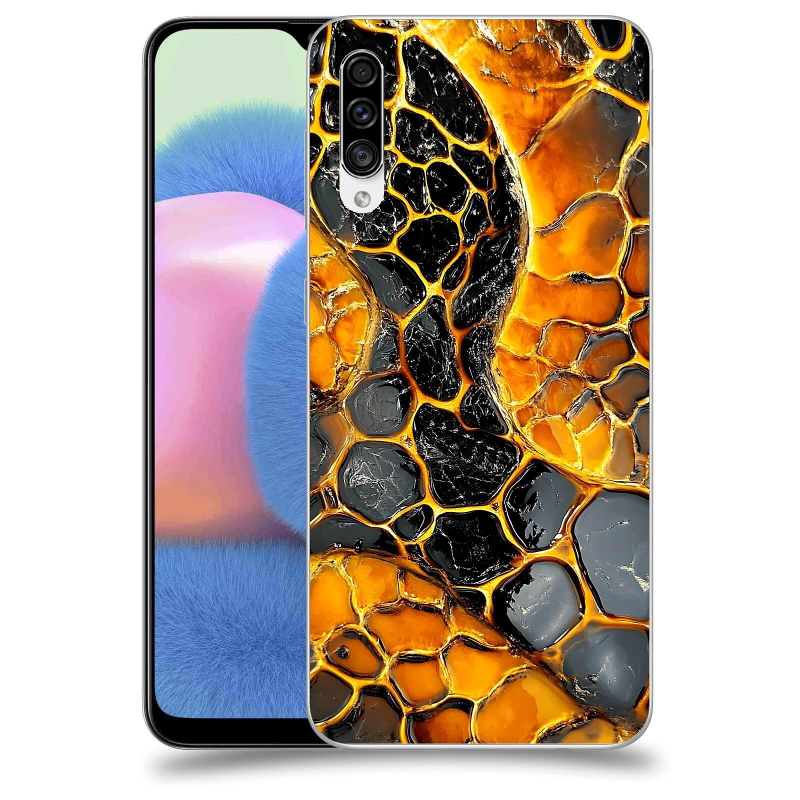 ACOVER Kryt na mobil Samsung Galaxy A30s A307F - Žár a Struktura
