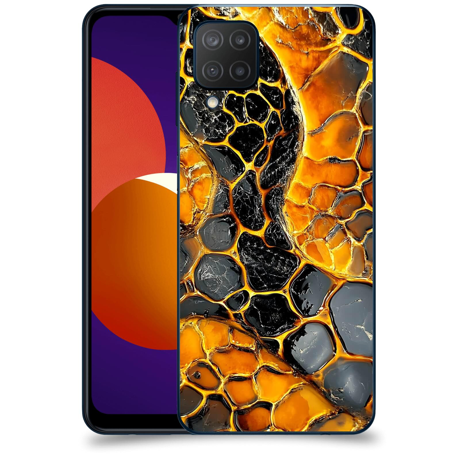 ACOVER Kryt na mobil Samsung Galaxy M12 M127F - Žár a Struktura