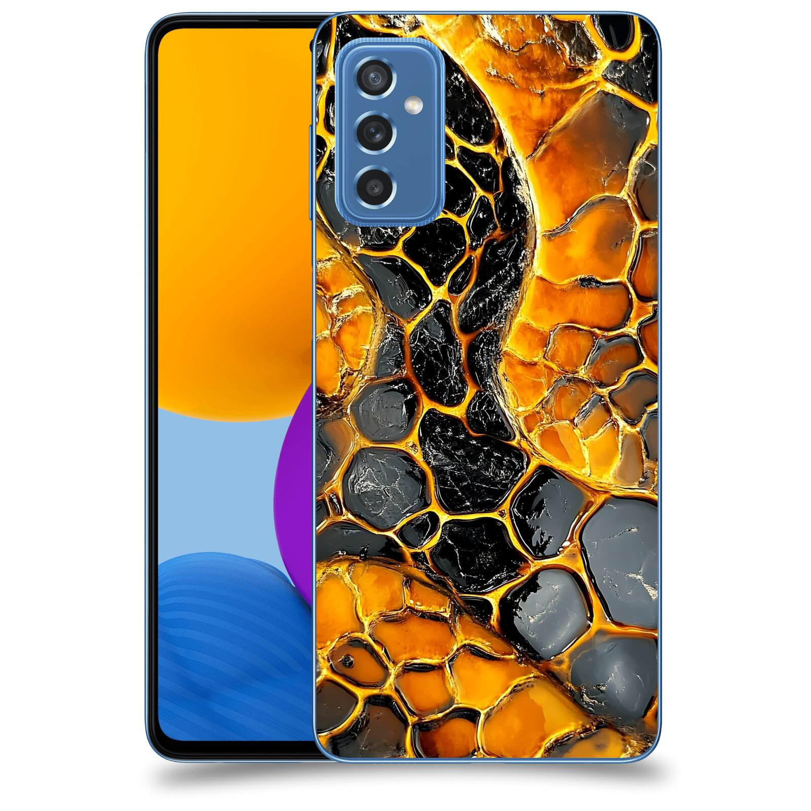 ACOVER Kryt na mobil Samsung Galaxy M52 5G - Žár a Struktura