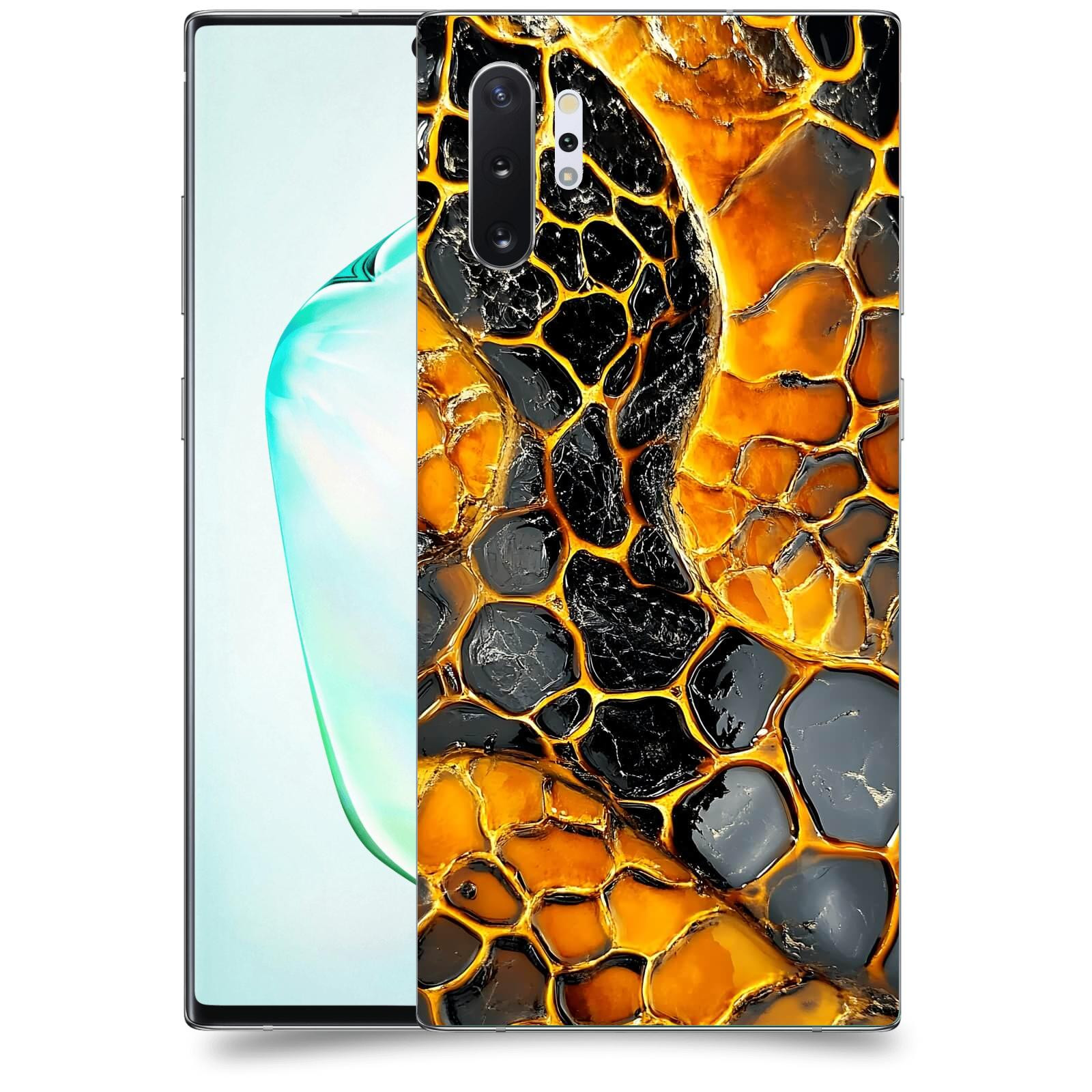 ACOVER Kryt na mobil Samsung Galaxy Note 10+ N975F - Žár a Struktura