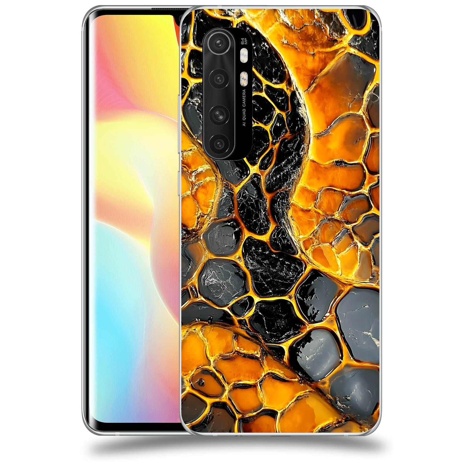 ACOVER Kryt na mobil Xiaomi Mi Note 10 Lite - Žár a Struktura