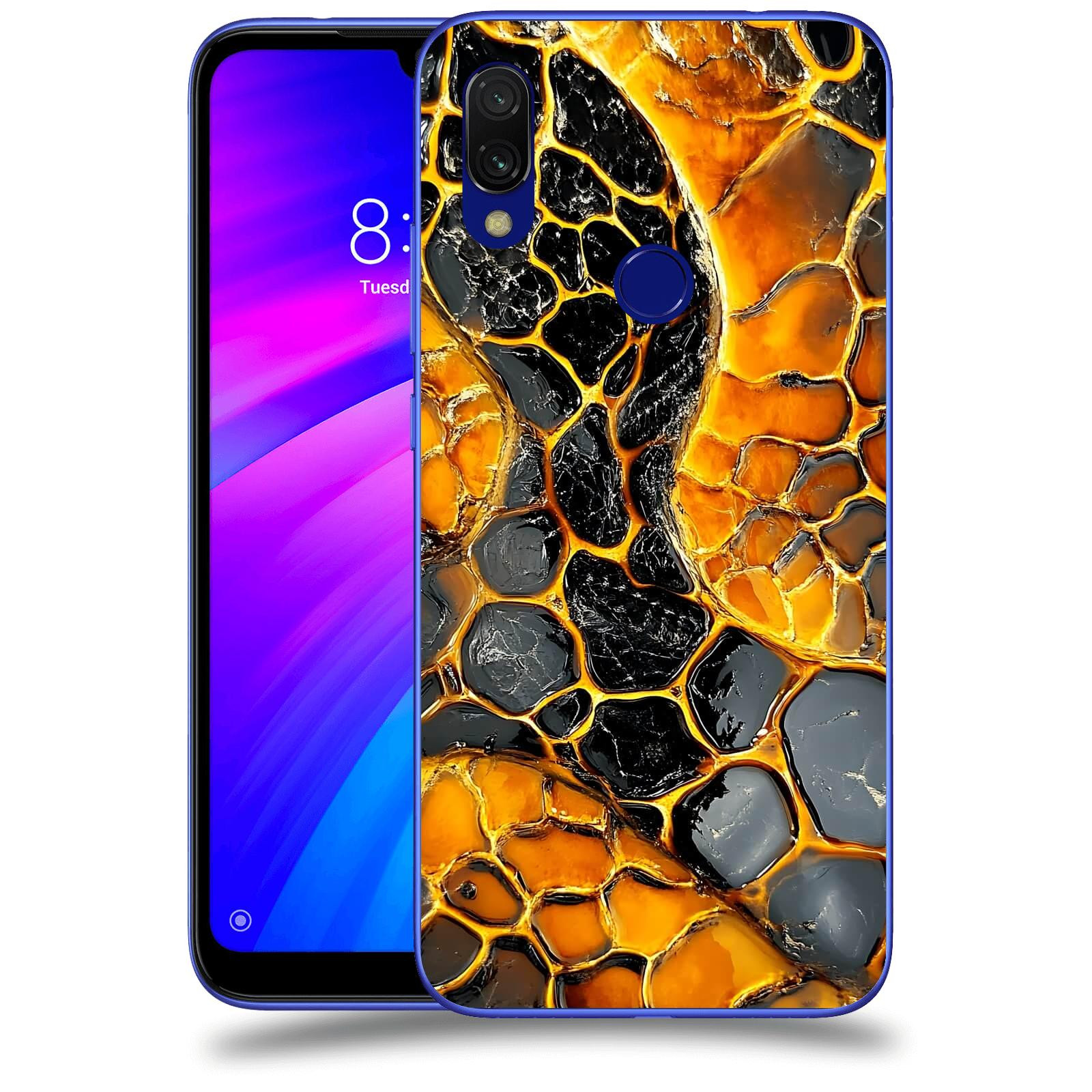 ACOVER Kryt na mobil Xiaomi Redmi 7 - Žár a Struktura
