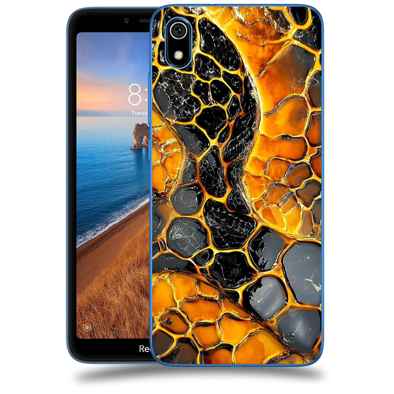 ACOVER Kryt na mobil Xiaomi Redmi 7A - Žár a Struktura