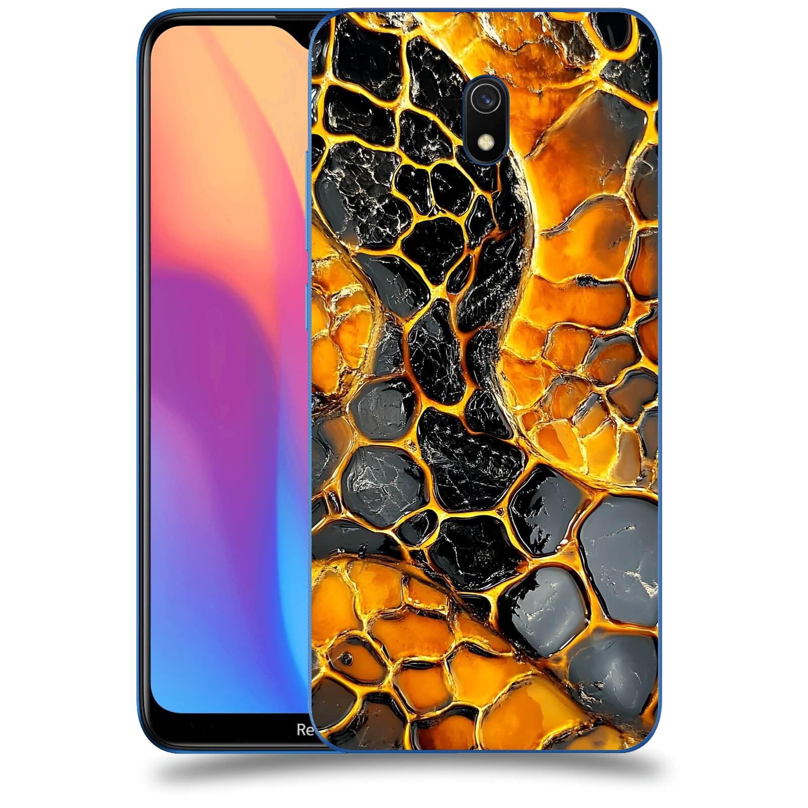 ACOVER Kryt na mobil Xiaomi Redmi 8A - Žár a Struktura