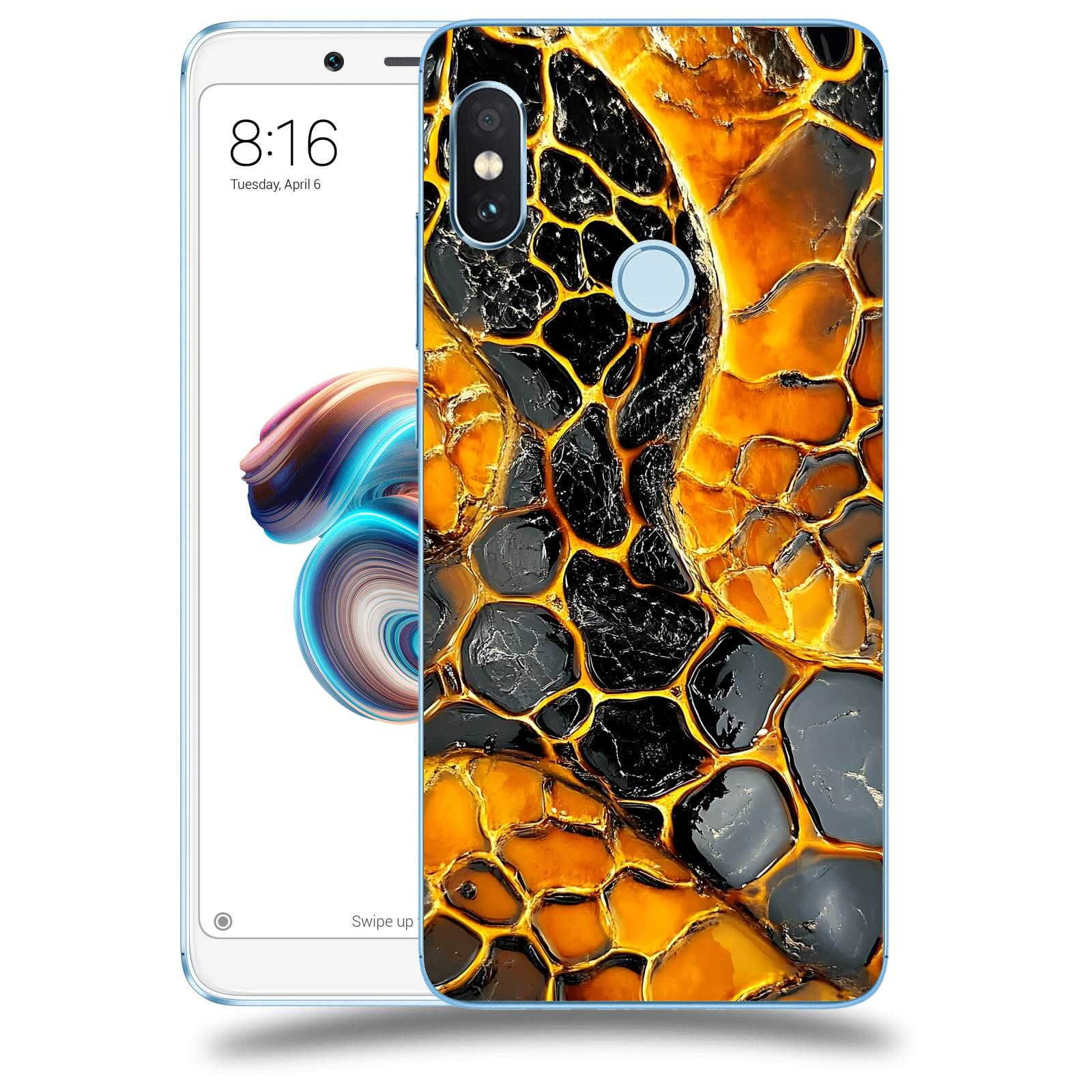 ACOVER Kryt na mobil Xiaomi Redmi Note 5 Global - Žár a Struktura