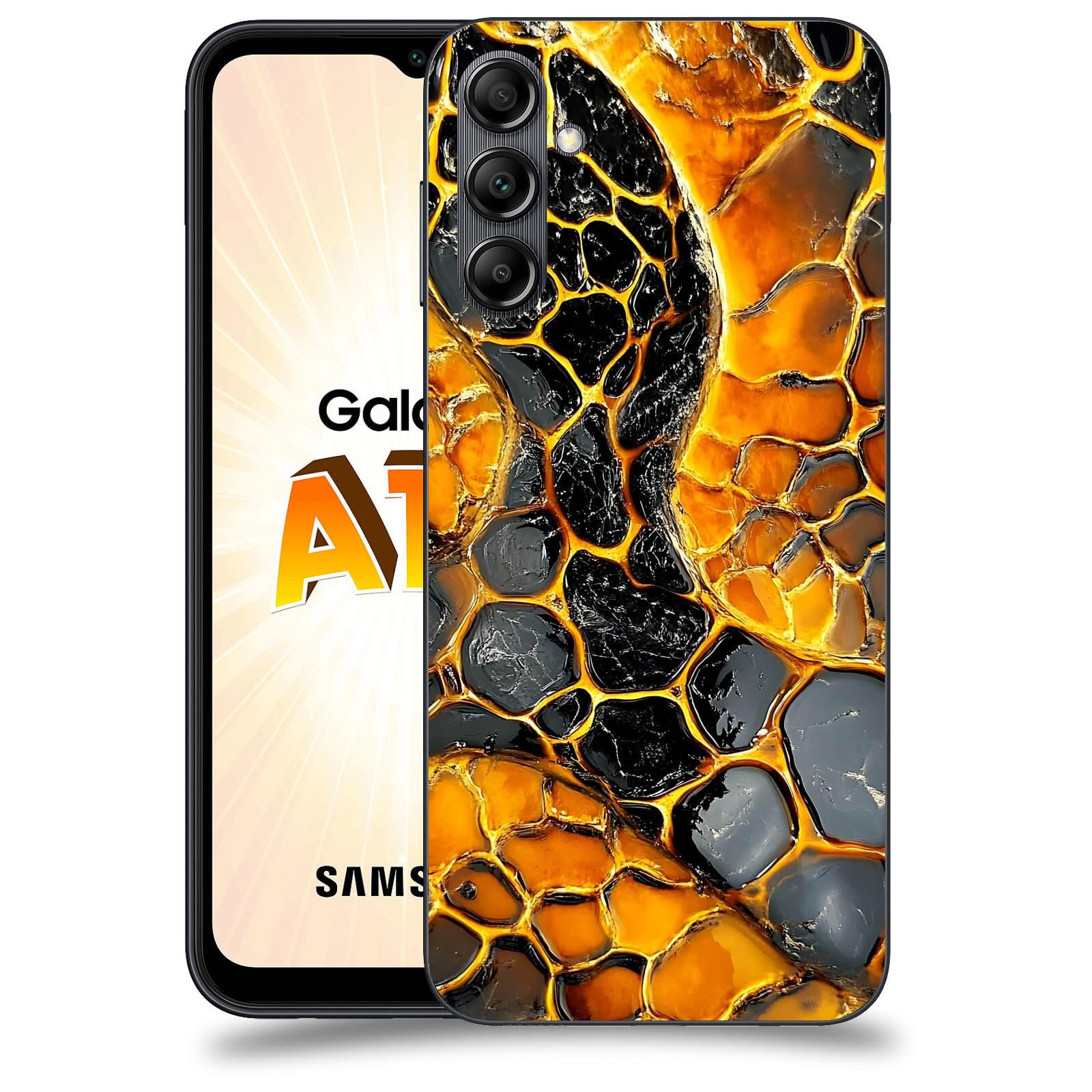 ACOVER Kryt na mobil Samsung Galaxy A14 LTE - Žár a Struktura