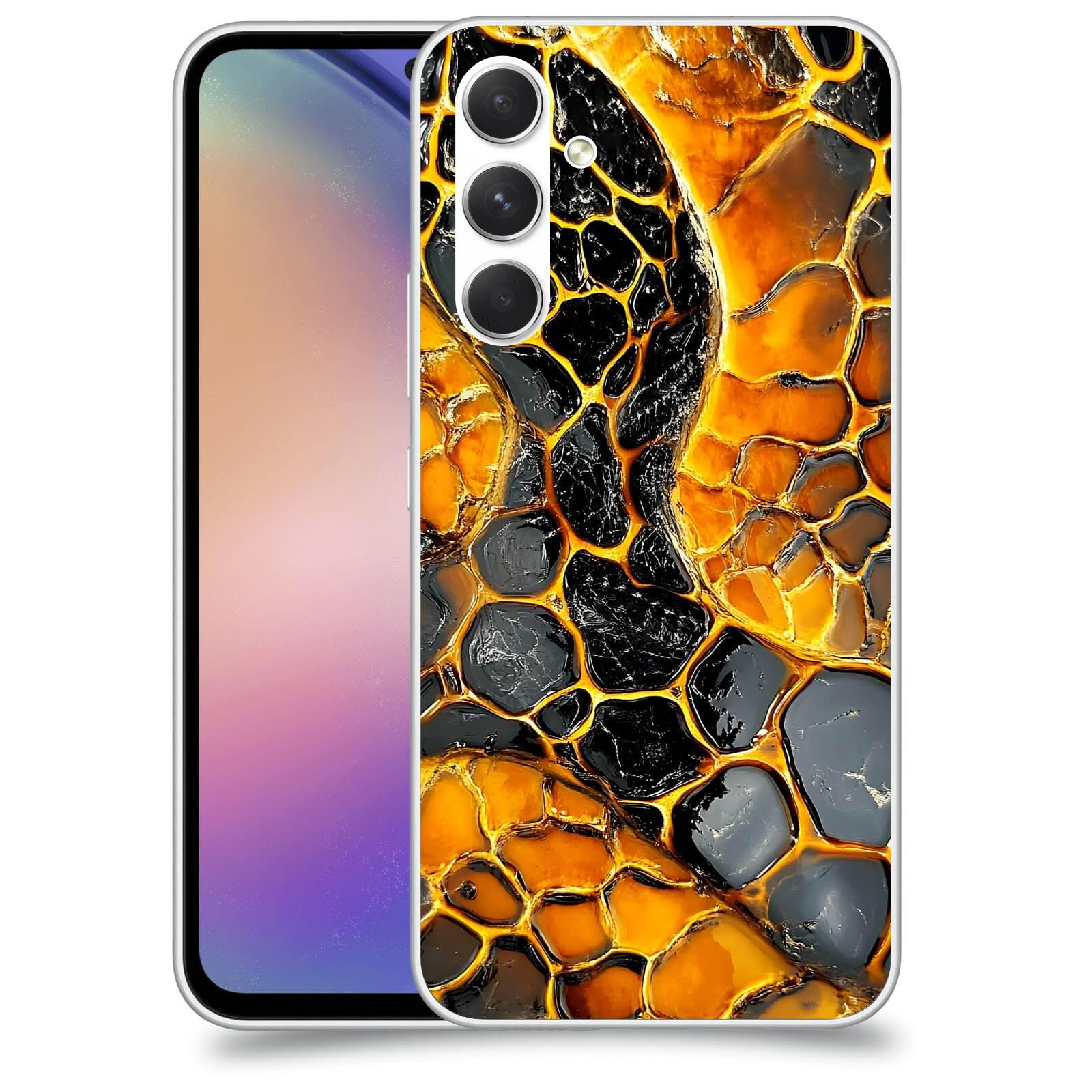 ACOVER Kryt na mobil Samsung Galaxy M54 5G - Žár a Struktura