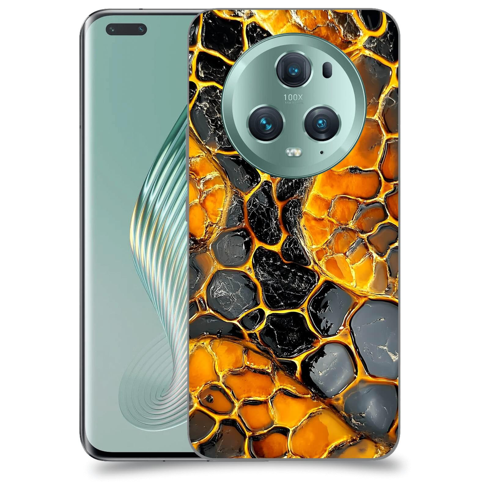 ACOVER Kryt na mobil Honor Magic5 Pro - Žár a Struktura