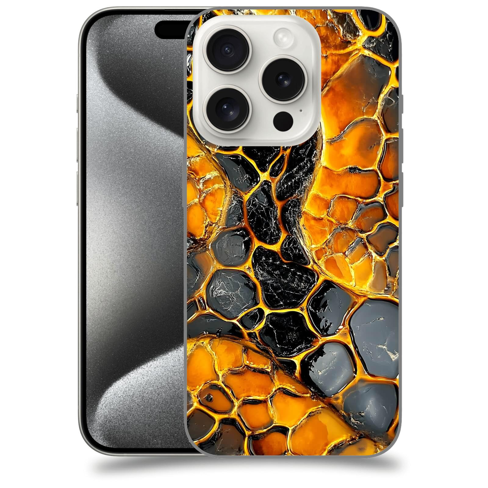 ACOVER Kryt na mobil Apple iPhone 15 pro - Žár a Struktura