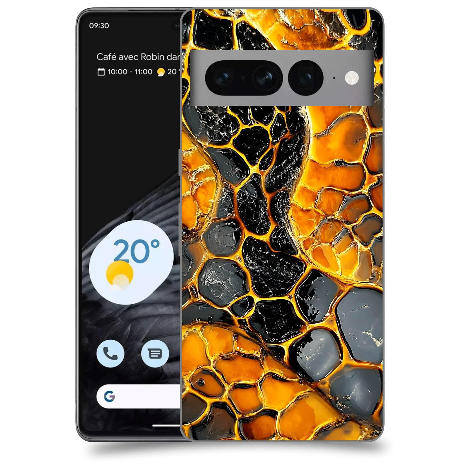 ACOVER Kryt na mobil Google pixel 7 pro - Žár a Struktura