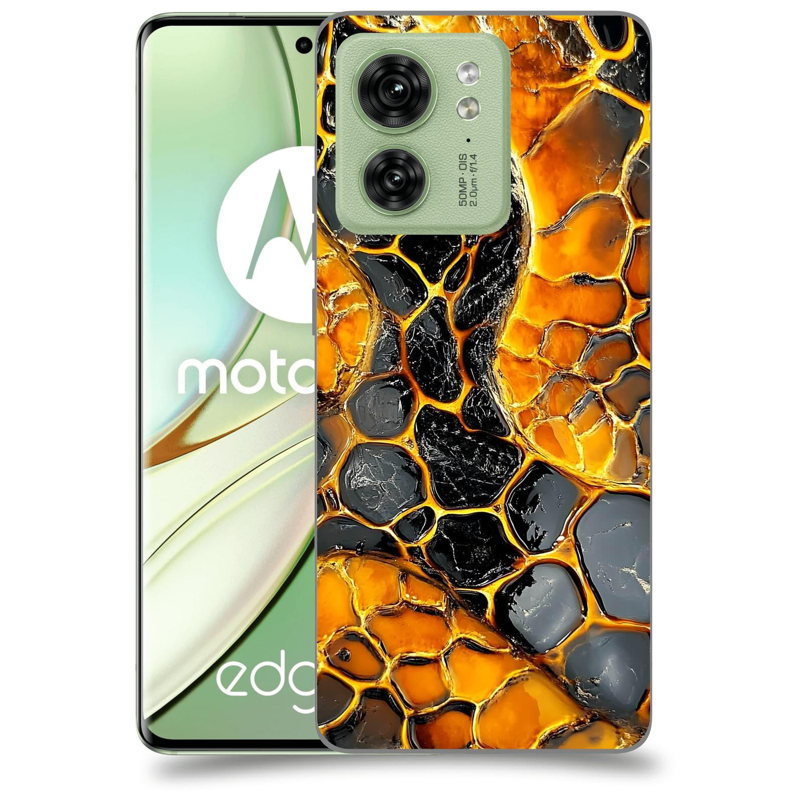 ACOVER Kryt na mobil Motorola EDGE 40 5G - Žár a Struktura