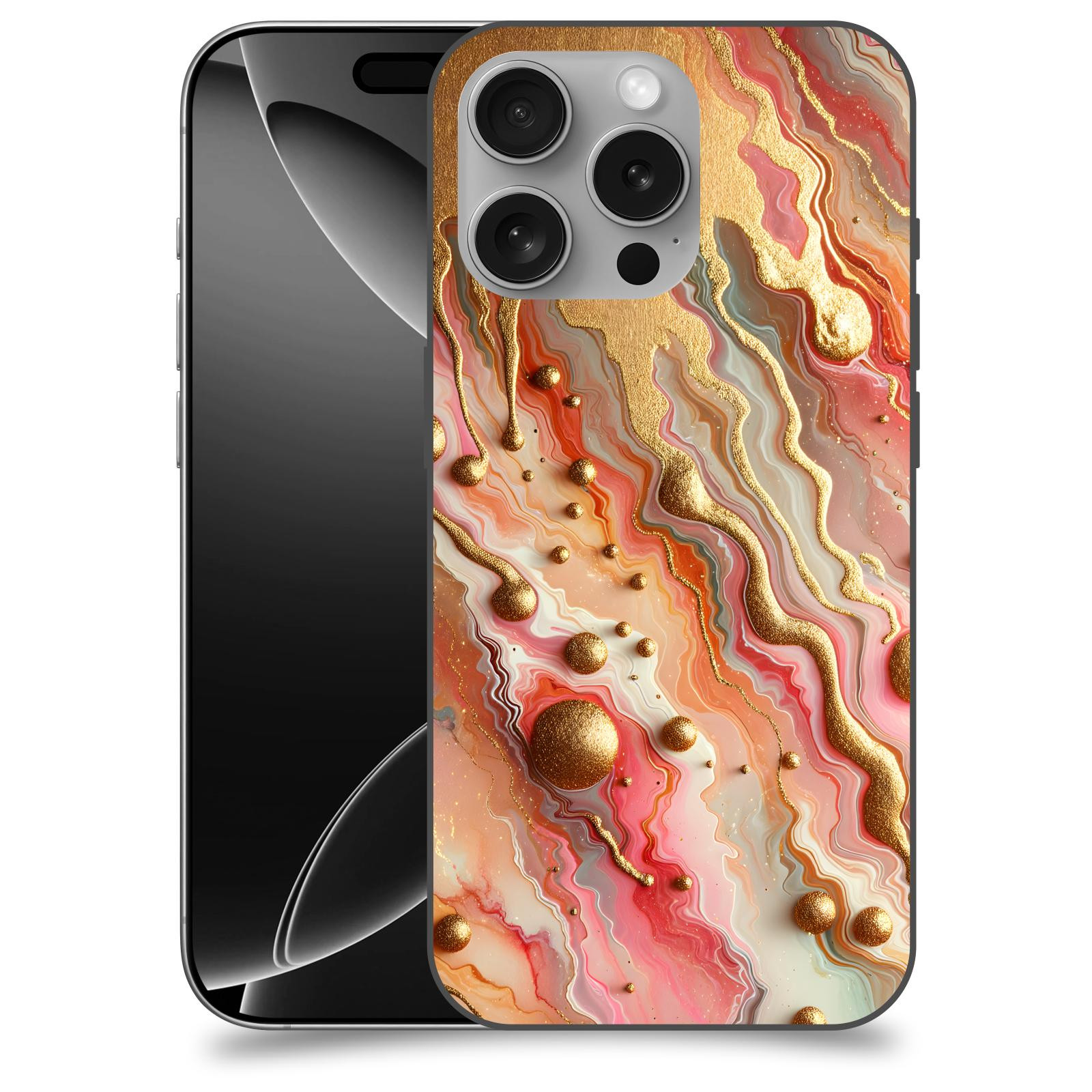 ACOVER kryt na mobil Apple iPhone 16 - Liquid Gold