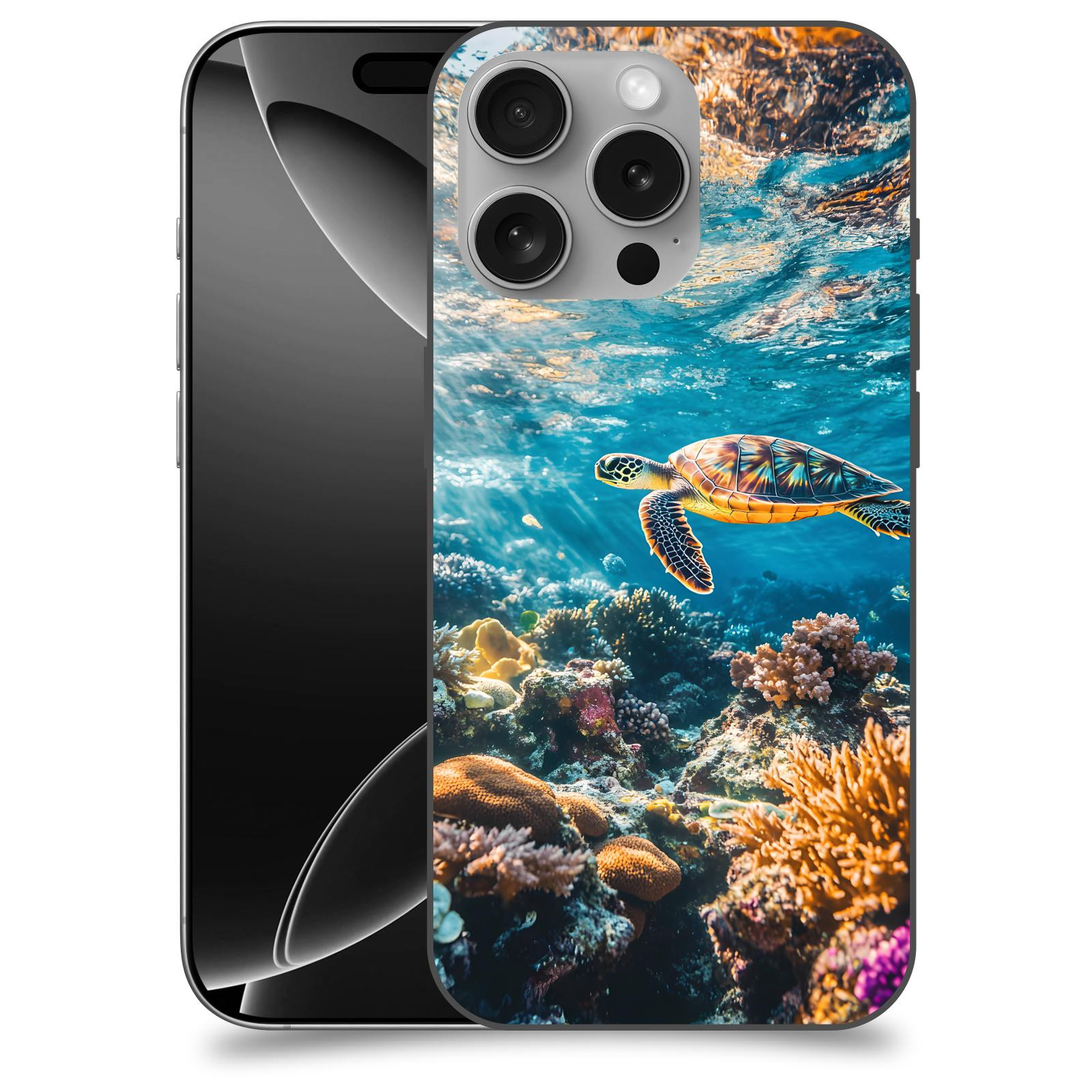 ACOVER kryt na mobil Apple iPhone 16 - Želva