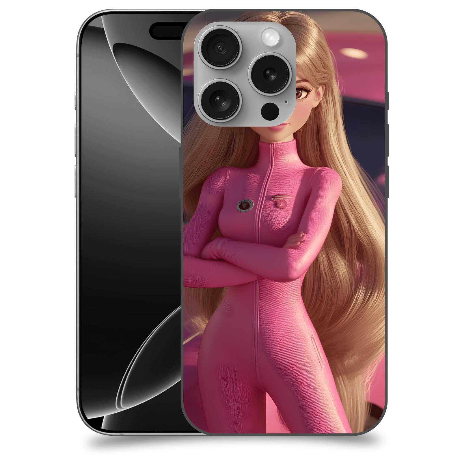 ACOVER kryt na mobil Apple iPhone 16 - Pink girl
