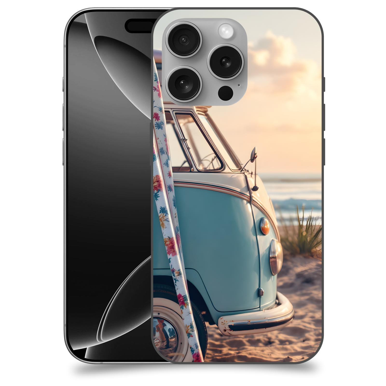 ACOVER kryt na mobil Apple iPhone 16 - Retro Bus 2
