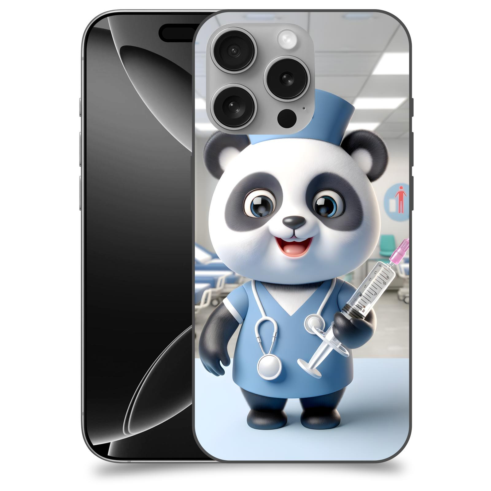 ACOVER kryt na mobil Apple iPhone 16 - Panda doktor 2