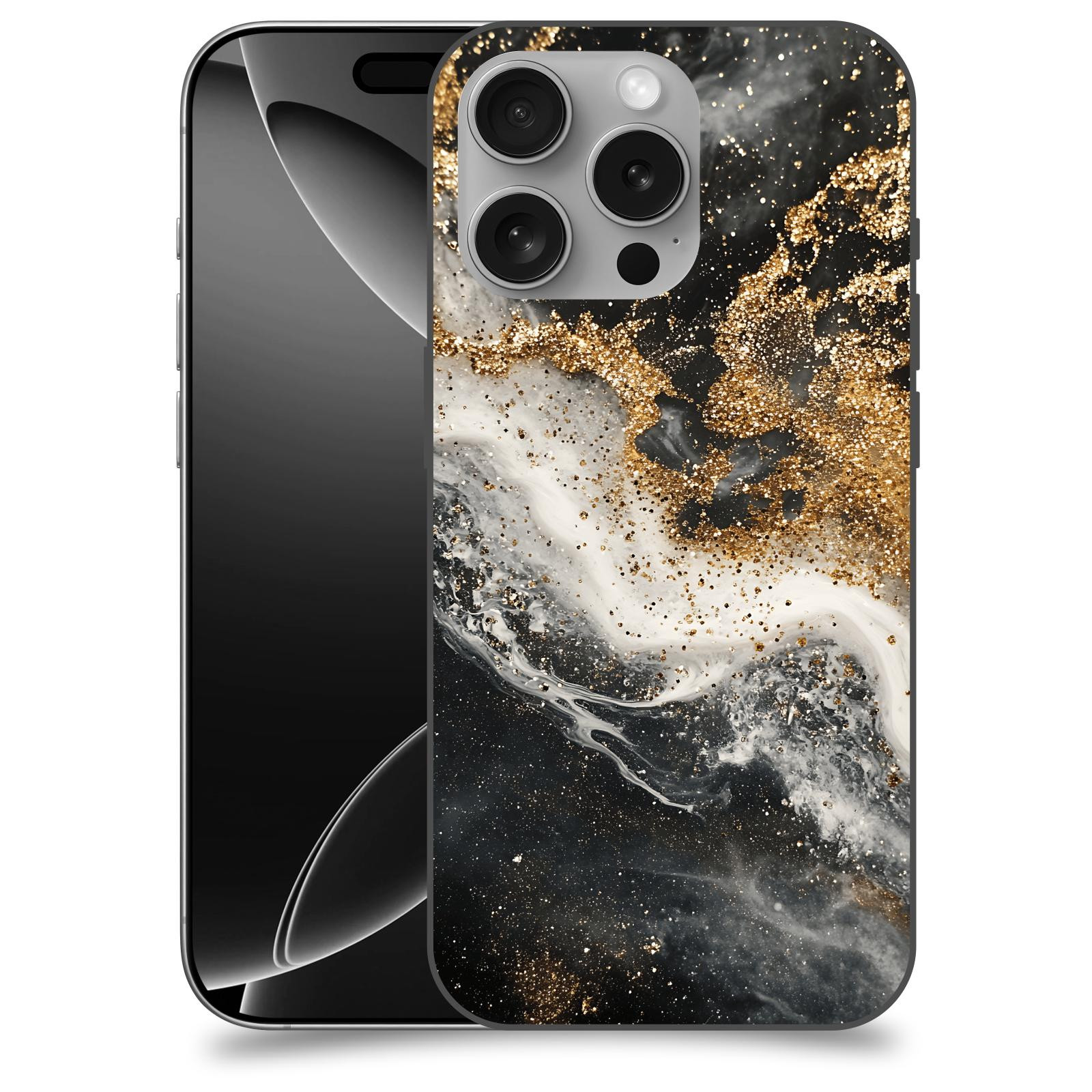 ACOVER kryt na mobil Apple iPhone 16 - Liquid Gold I