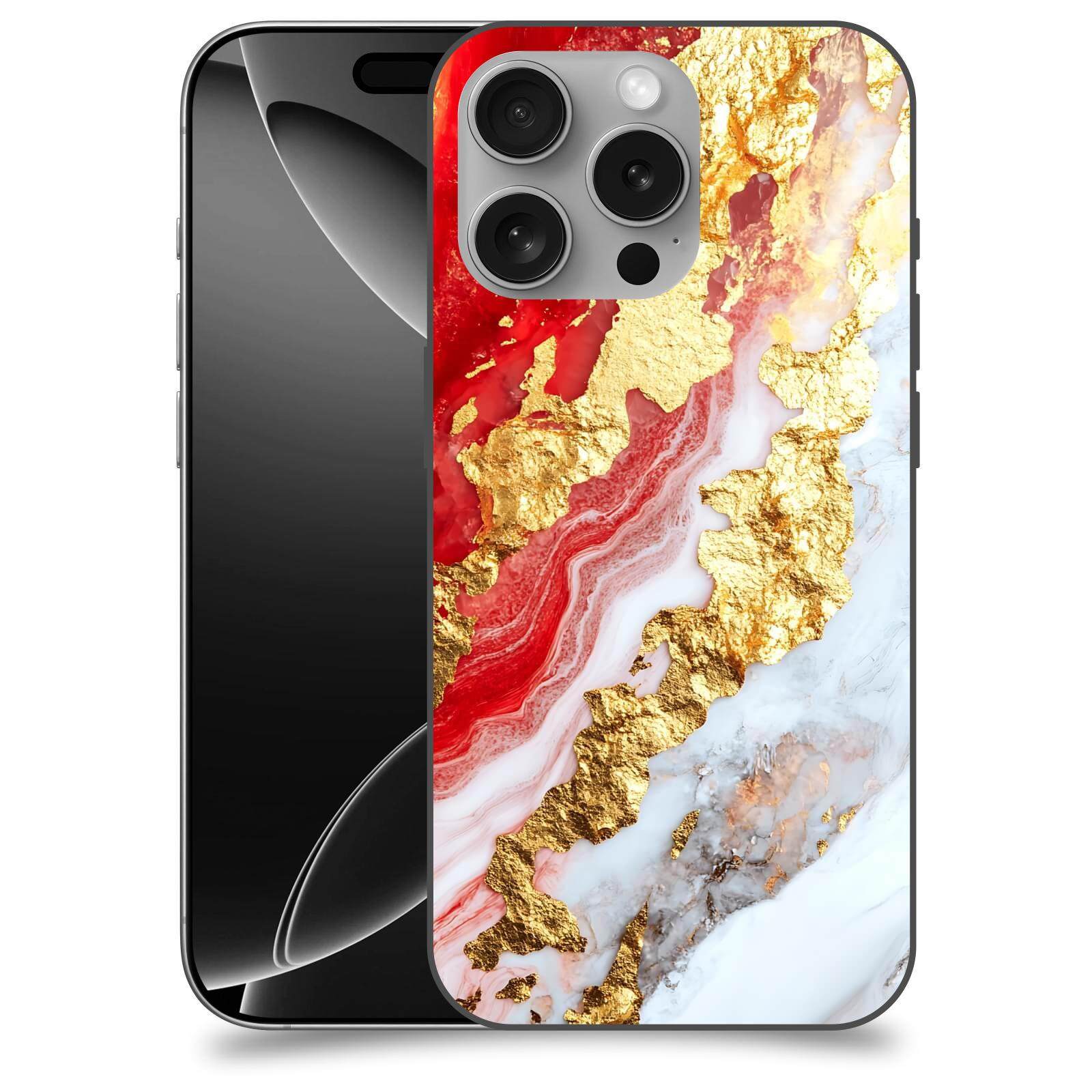 ACOVER kryt na mobil Apple iPhone 16 - Golden Blood II