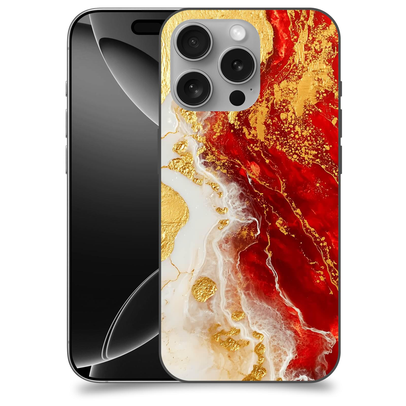 ACOVER kryt na mobil Apple iPhone 16 - Golden Blood III