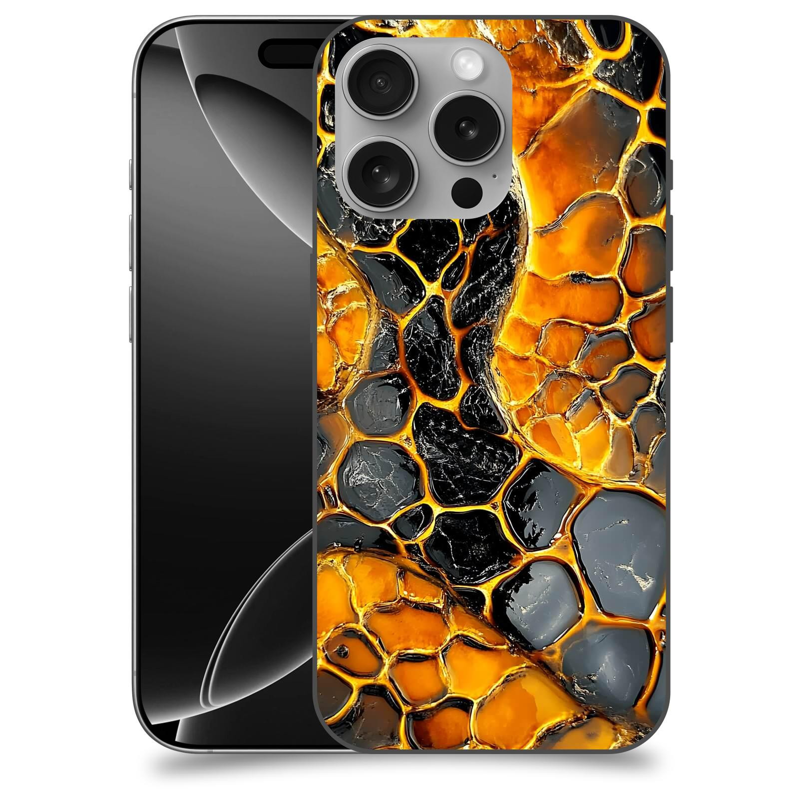 ACOVER kryt na mobil Apple iPhone 16 - Žár a Struktura