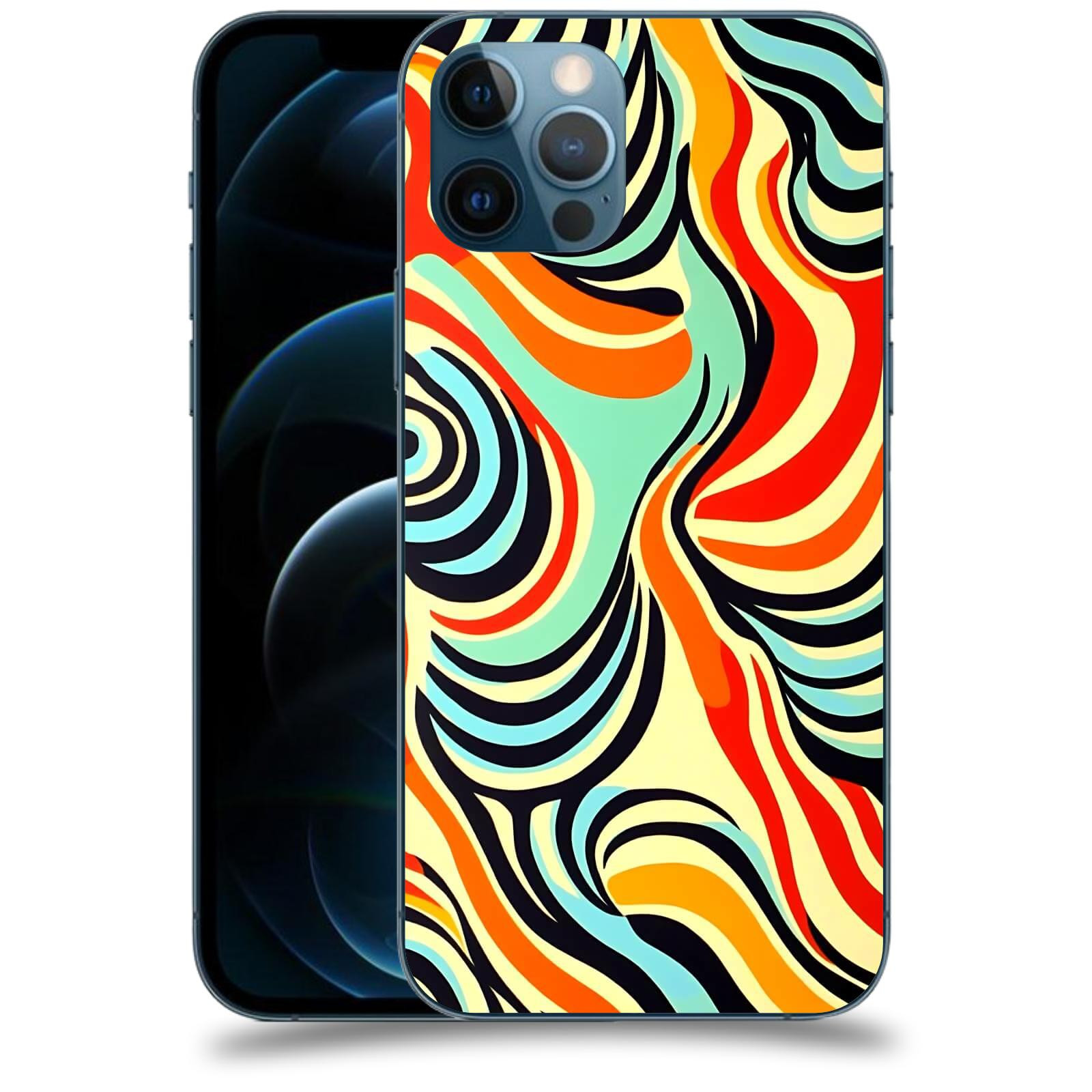 ACOVER Kryt na mobil Apple iPhone 12 Pro - Dynamické proudy