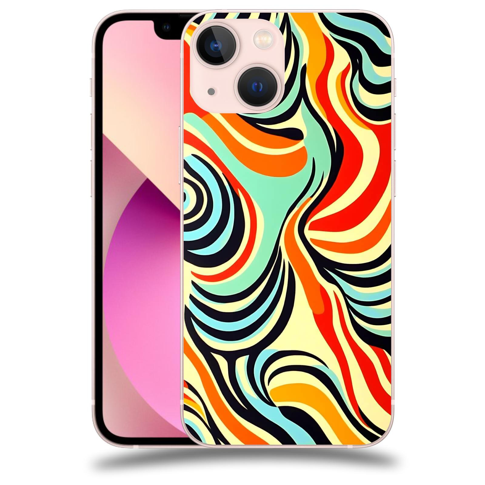 ACOVER Kryt na mobil Apple iPhone 13 mini - Dynamické proudy