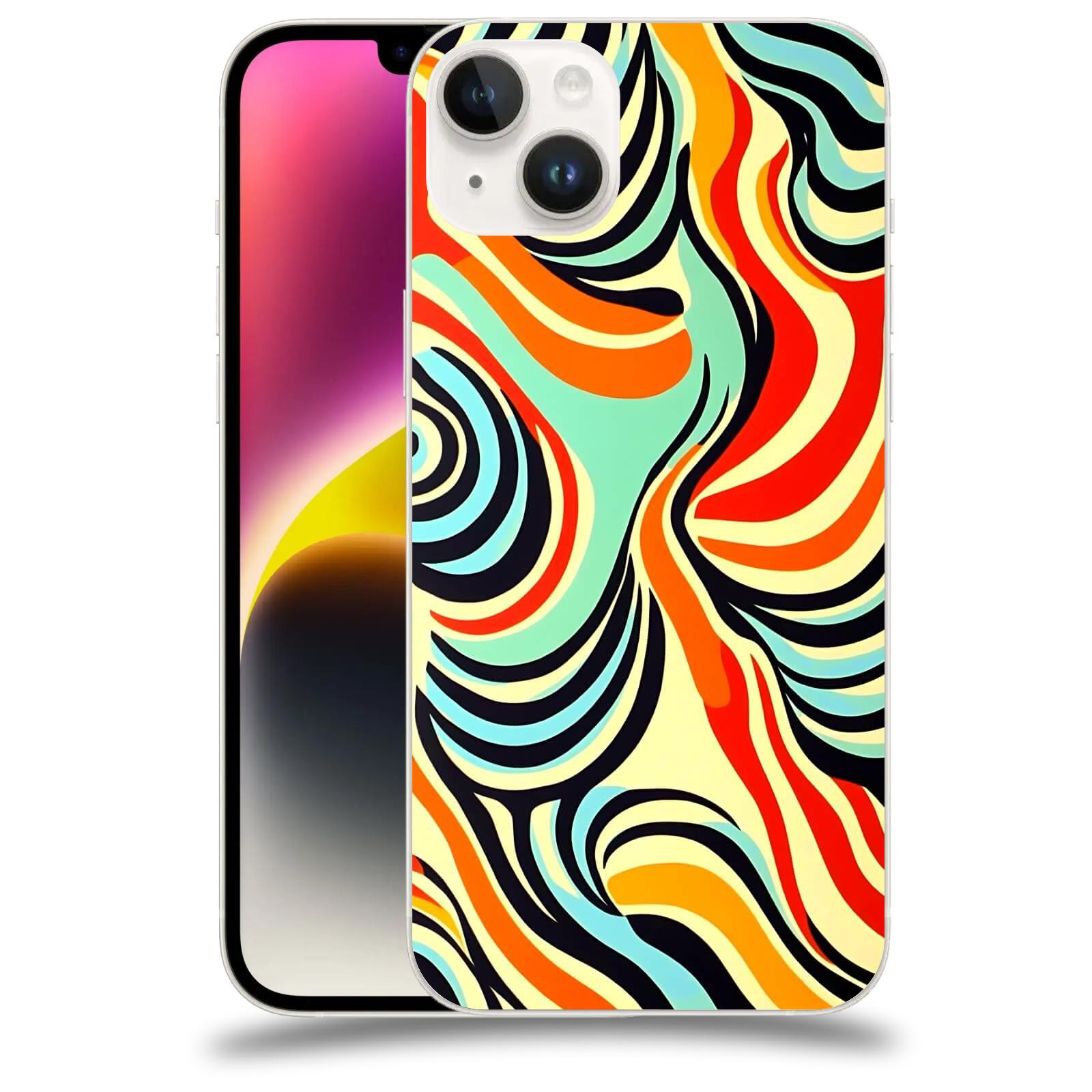 ACOVER Kryt na mobil Apple iPhone 14 Plus - Dynamické proudy