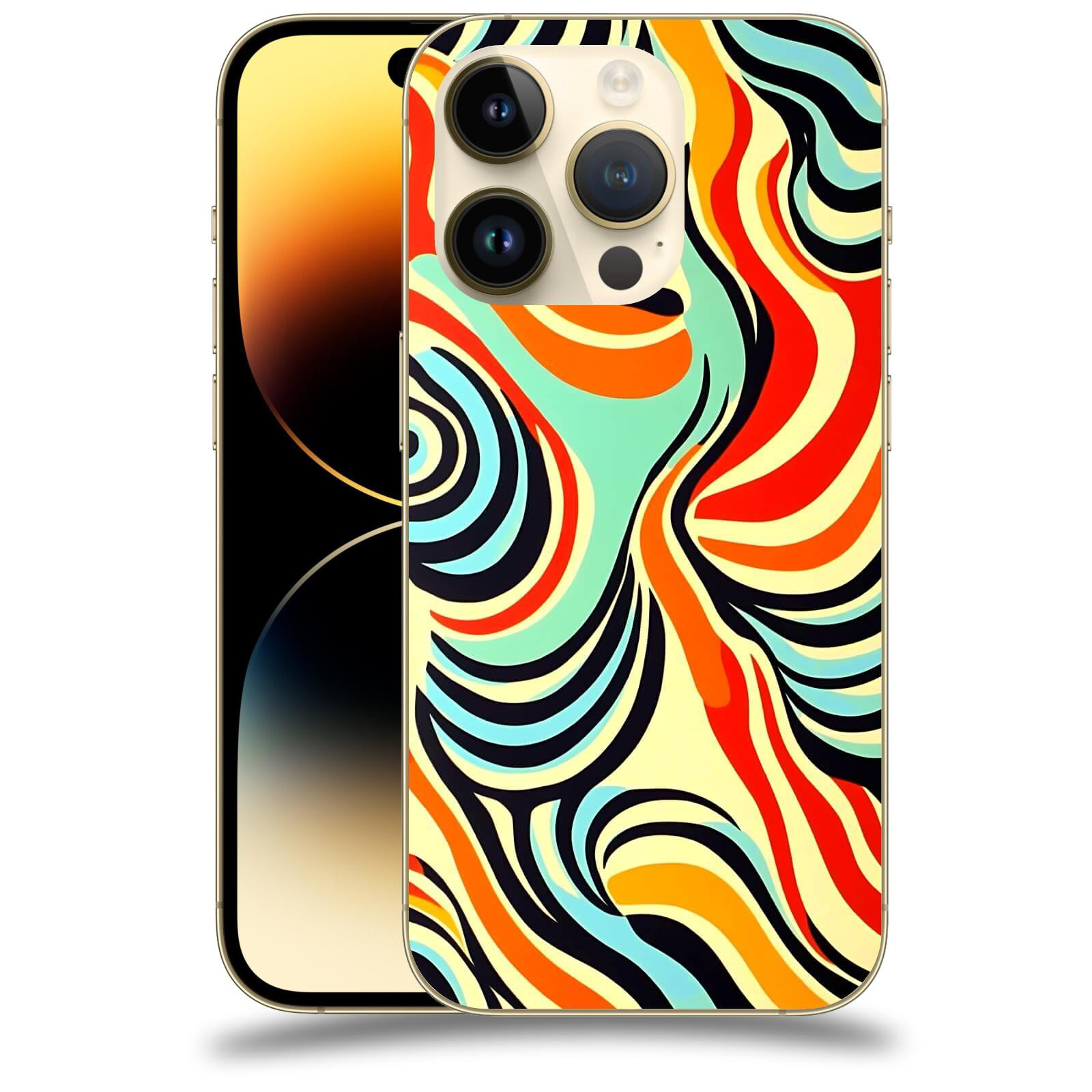 ACOVER Kryt na mobil Apple iPhone 14 Pro - Dynamické proudy