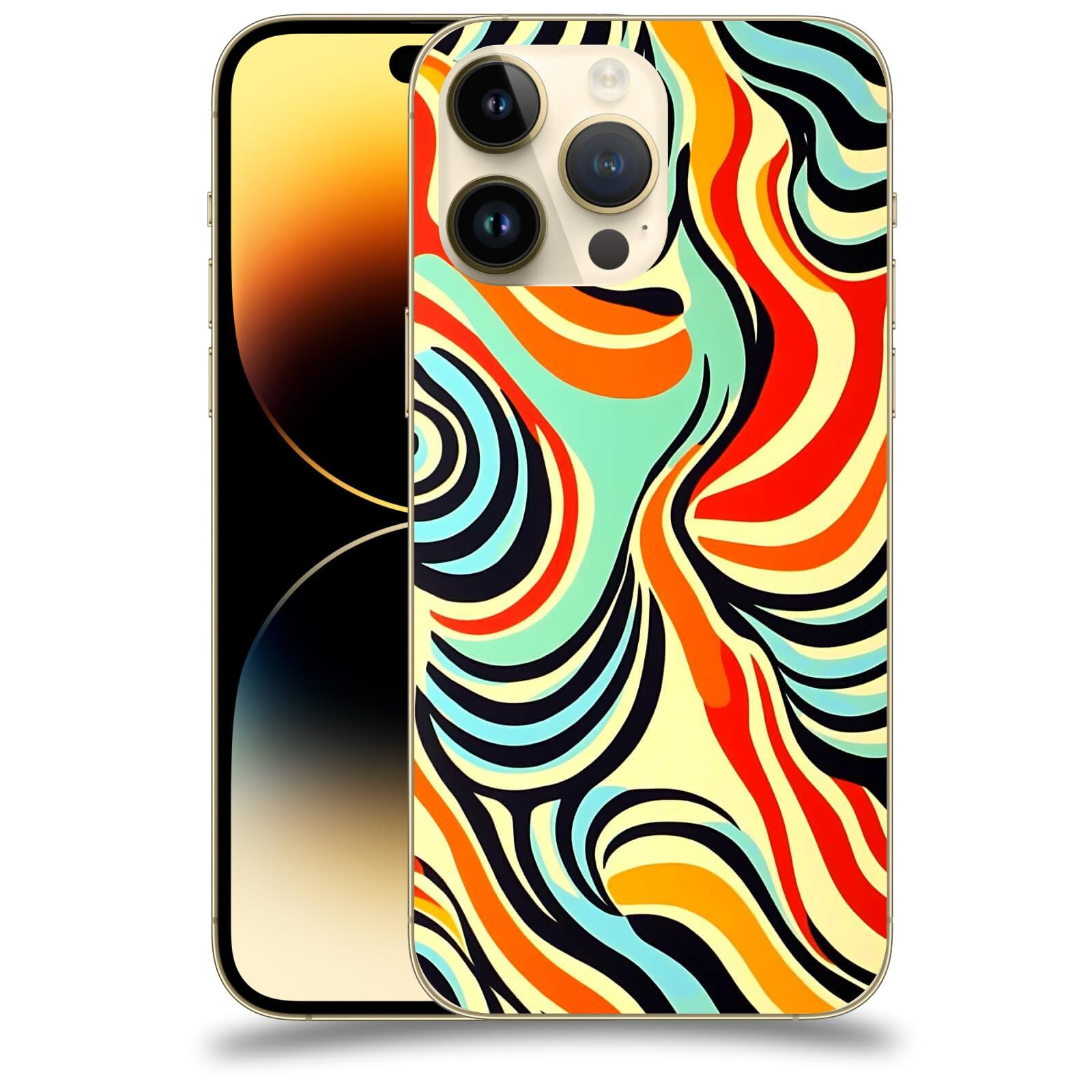 ACOVER Kryt na mobil Apple iPhone 14 Pro Max - Dynamické proudy