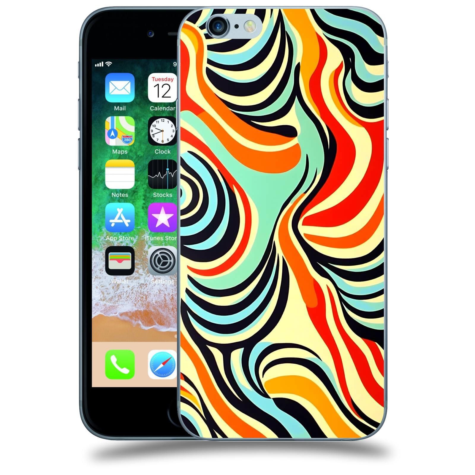 ACOVER Kryt na mobil Apple iPhone 6/6S - Dynamické proudy