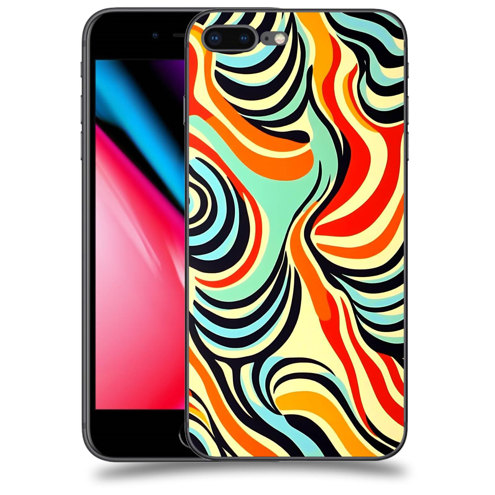 ACOVER Kryt na mobil Apple iPhone 8 Plus - Dynamické proudy