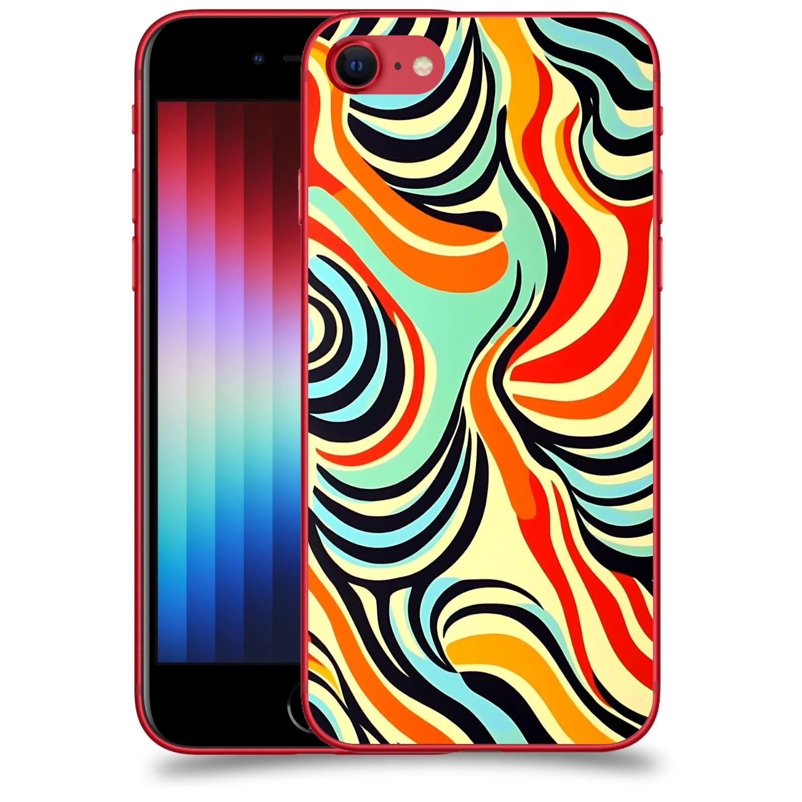 ACOVER Kryt na mobil Apple iPhone SE 2022 - Dynamické proudy