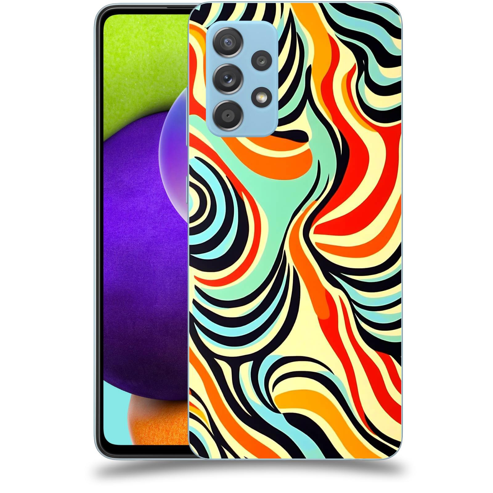 ACOVER Kryt na mobil Samsung Galaxy A52 A525F - Dynamické proudy