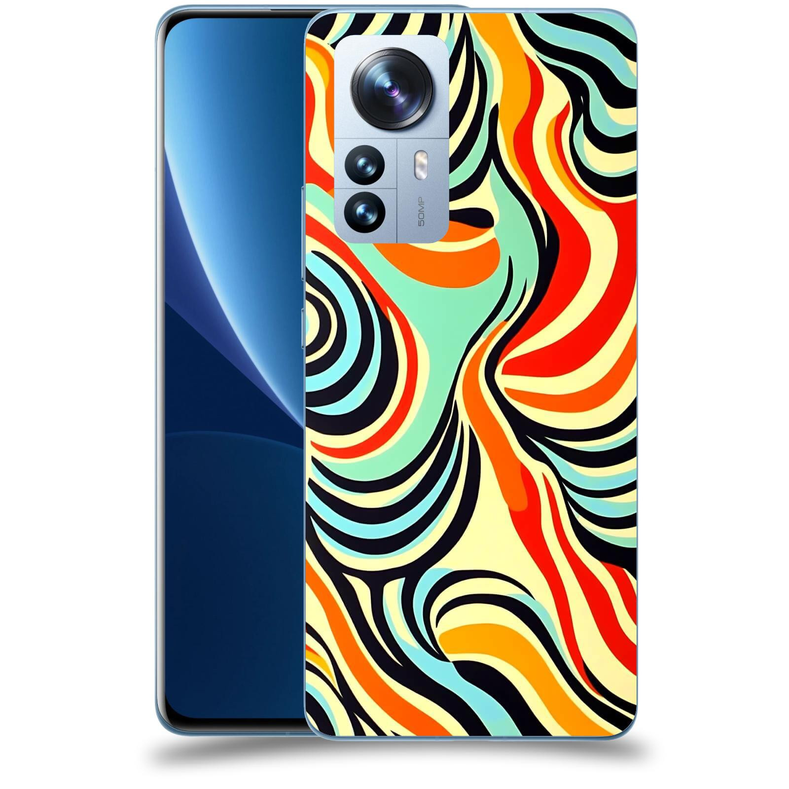 ACOVER Kryt na mobil Xiaomi 12 Pro - Dynamické proudy