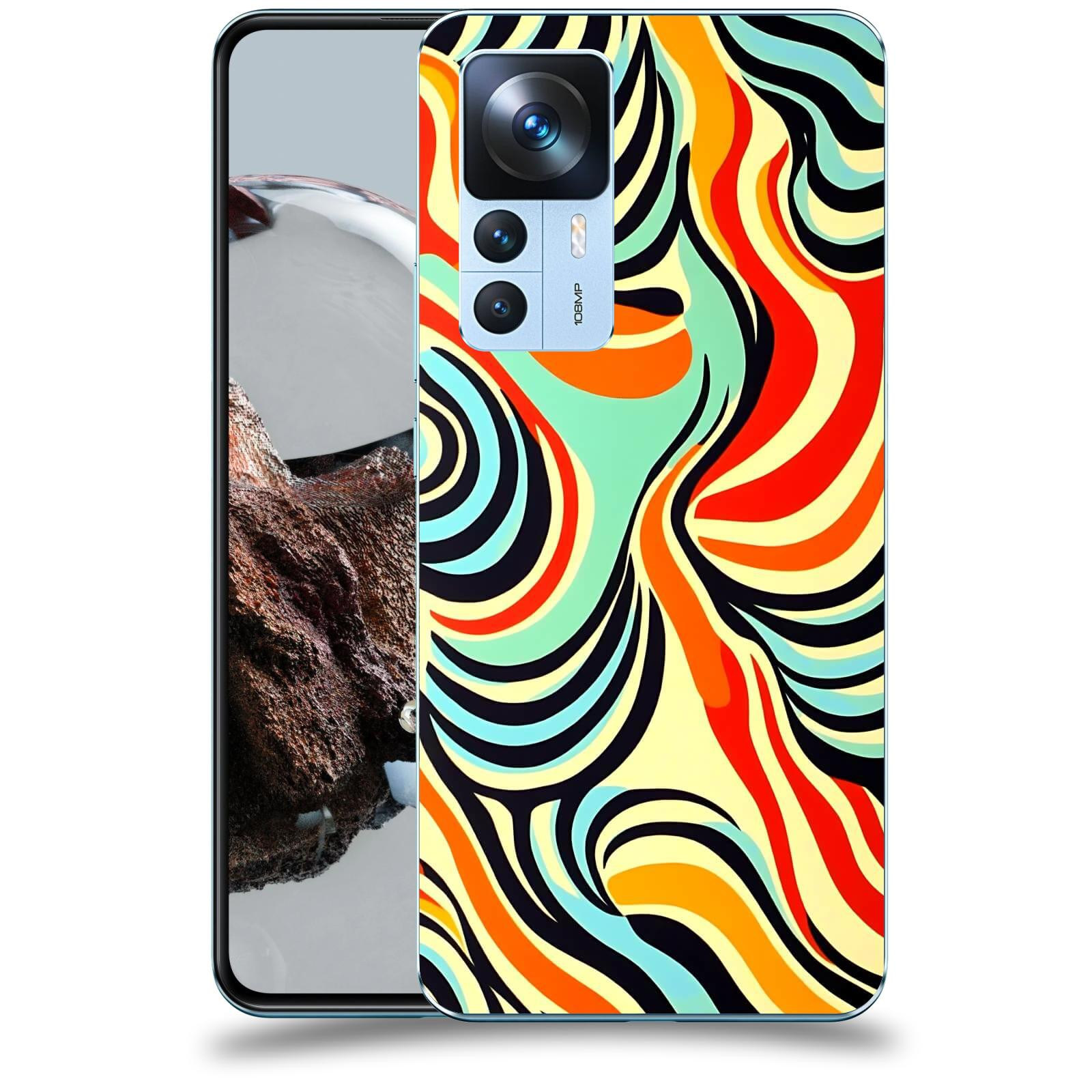 ACOVER Kryt na mobil Xiaomi 12T - Dynamické proudy