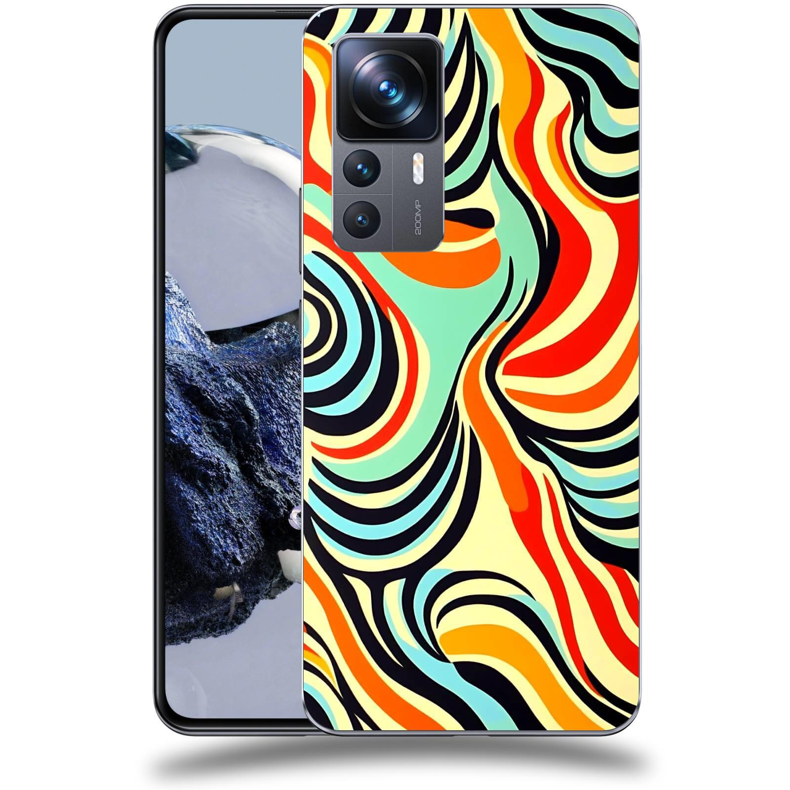 ACOVER Kryt na mobil Xiaomi 12T Pro - Dynamické proudy