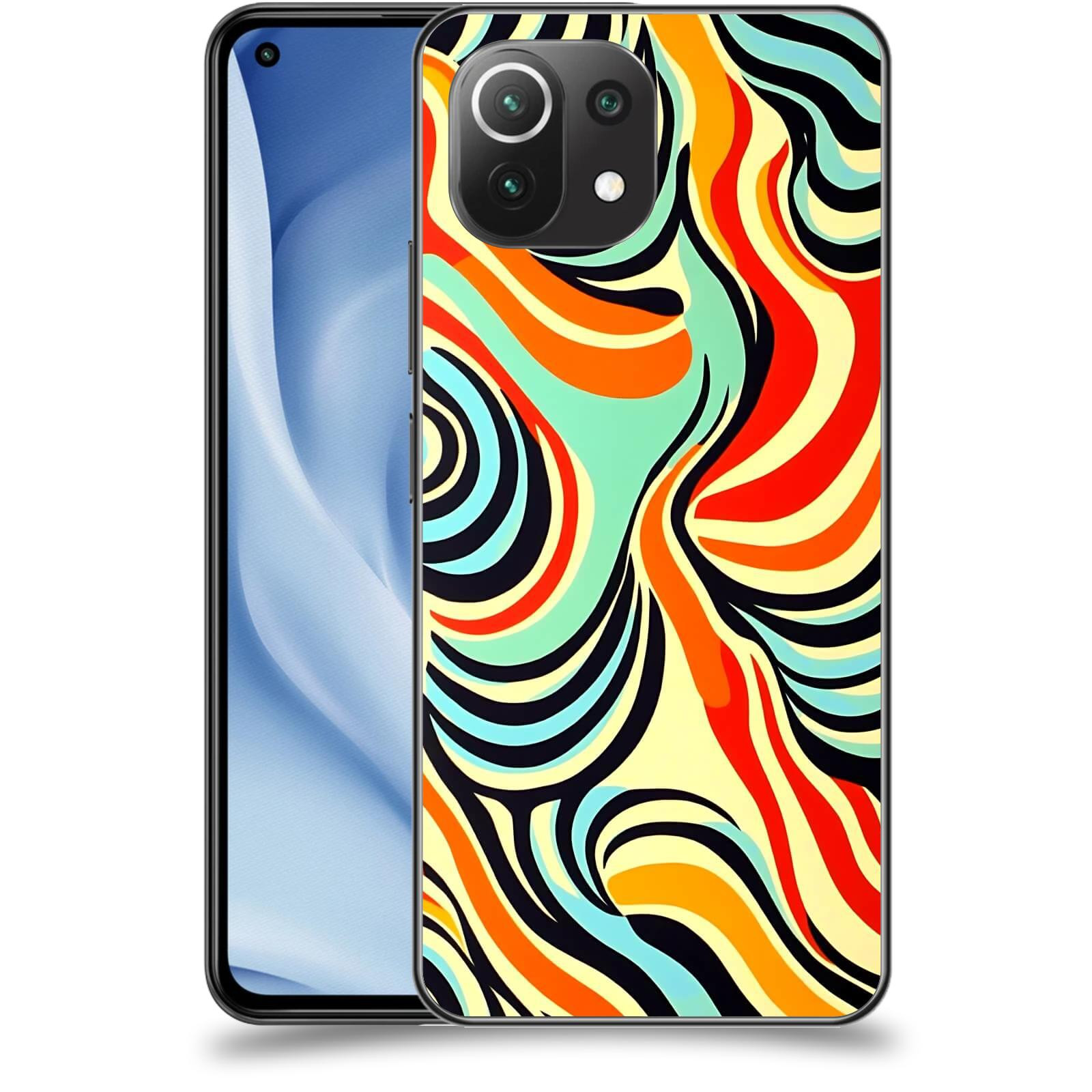 ACOVER Kryt na mobil Xiaomi Mi 11 Lite - Dynamické proudy