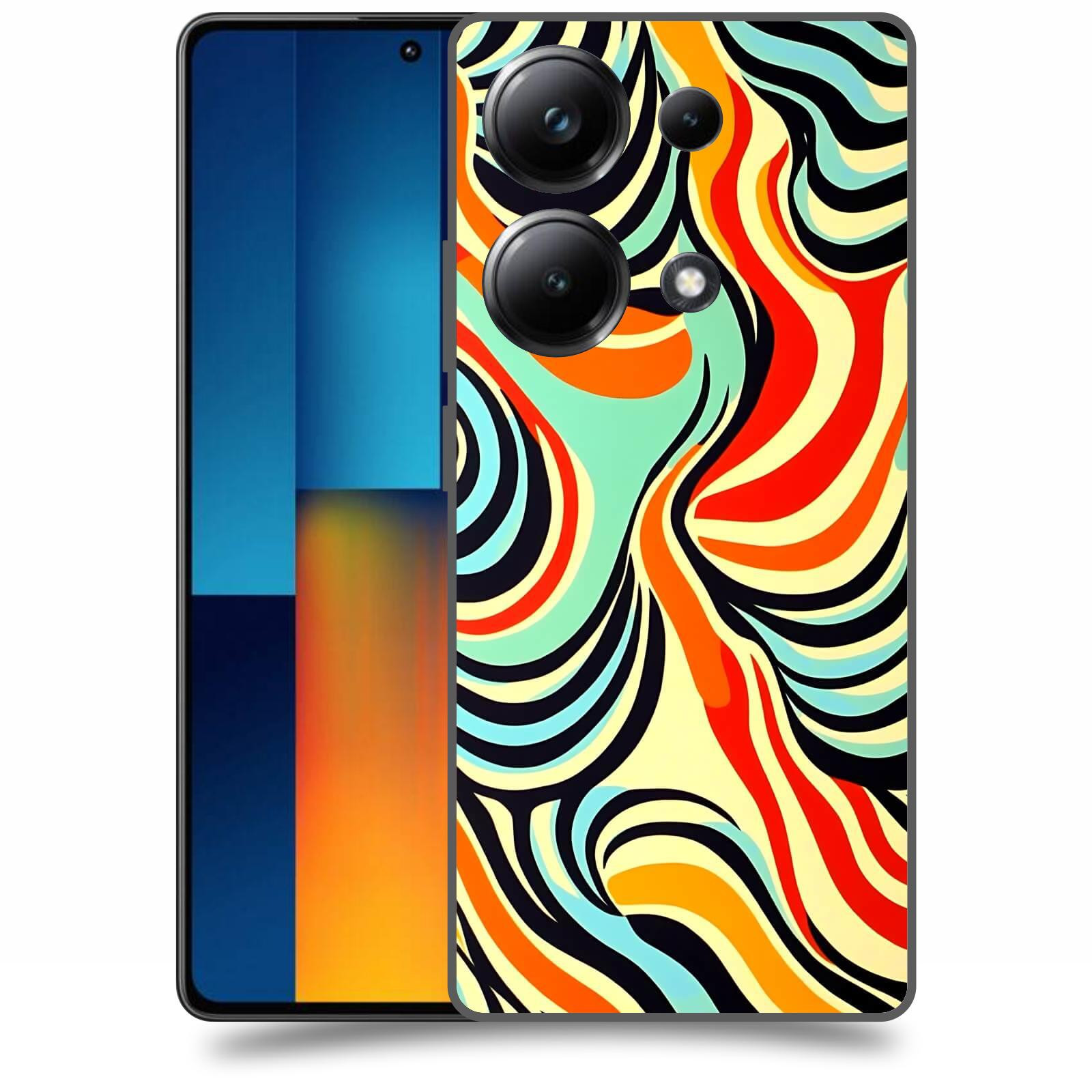 ACOVER Kryt na mobil Poco M6 - Dynamické proudy