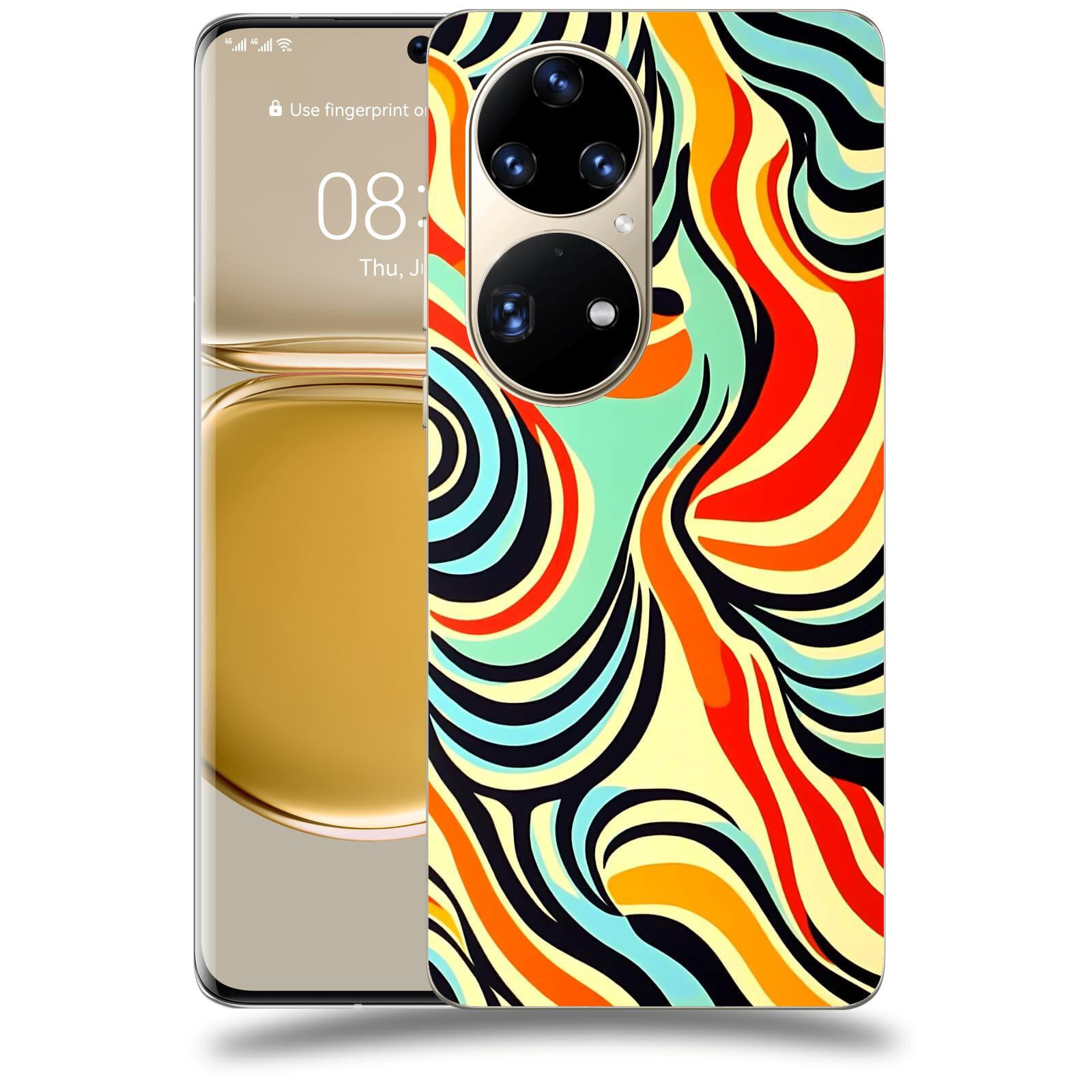 ACOVER Kryt na mobil Huawei P50 - Dynamické proudy