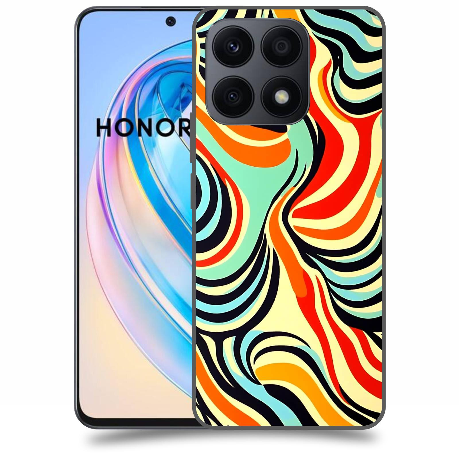 ACOVER Kryt na mobil Honor X8a - Dynamické proudy