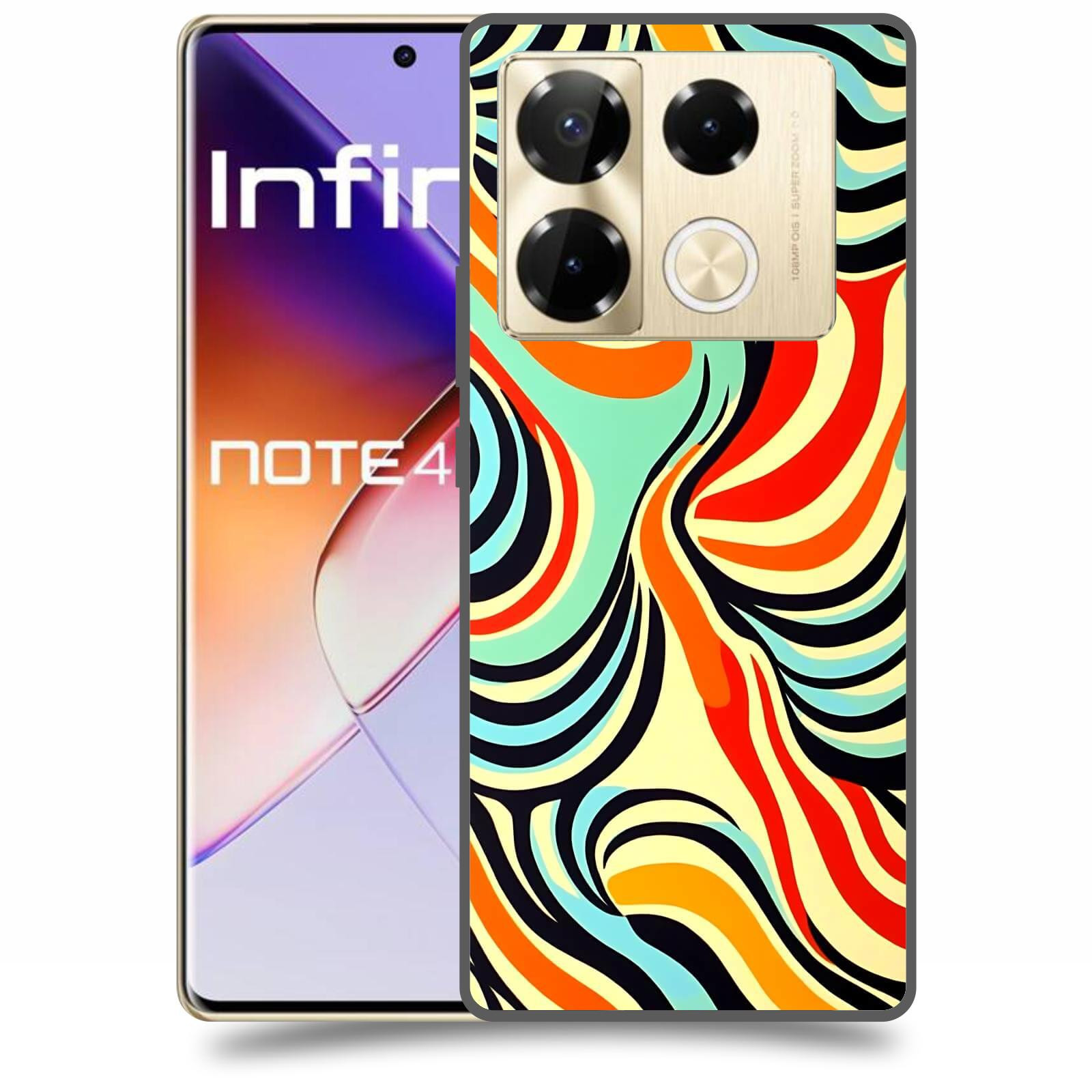 ACOVER Kryt na mobil Infinix Note 40 PRO - Dynamické proudy