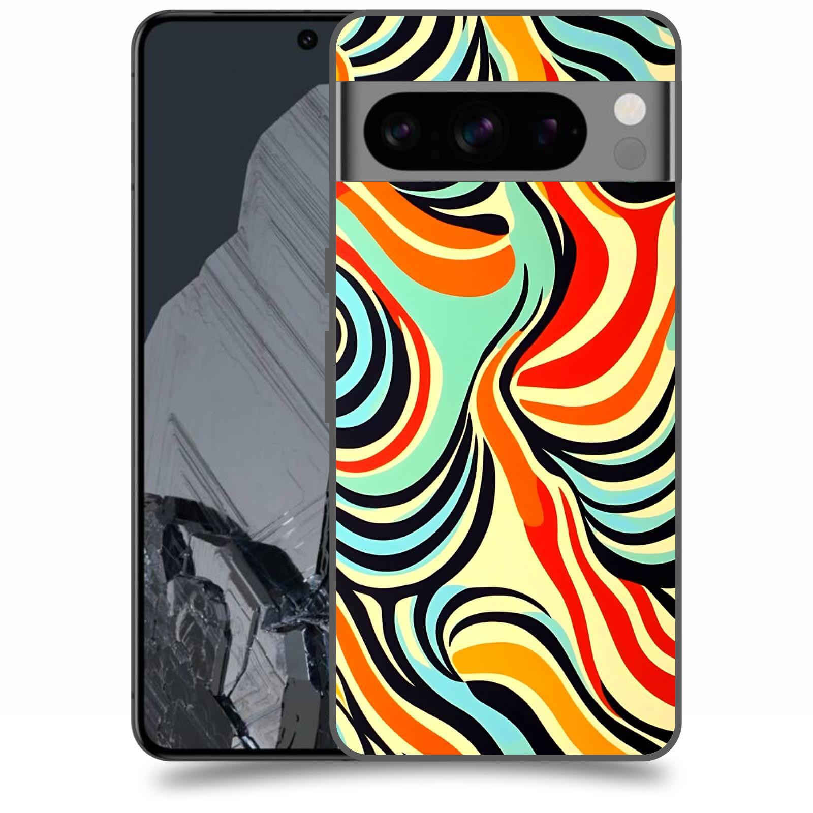 ACOVER Kryt na mobil Google Pixel 8 Pro - Dynamické proudy