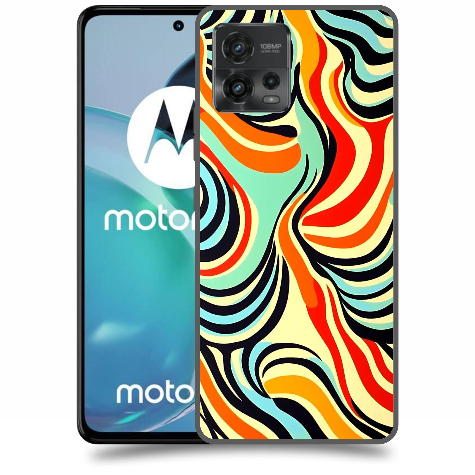 ACOVER Kryt na mobil Motorola Moto G72 - Dynamické proudy
