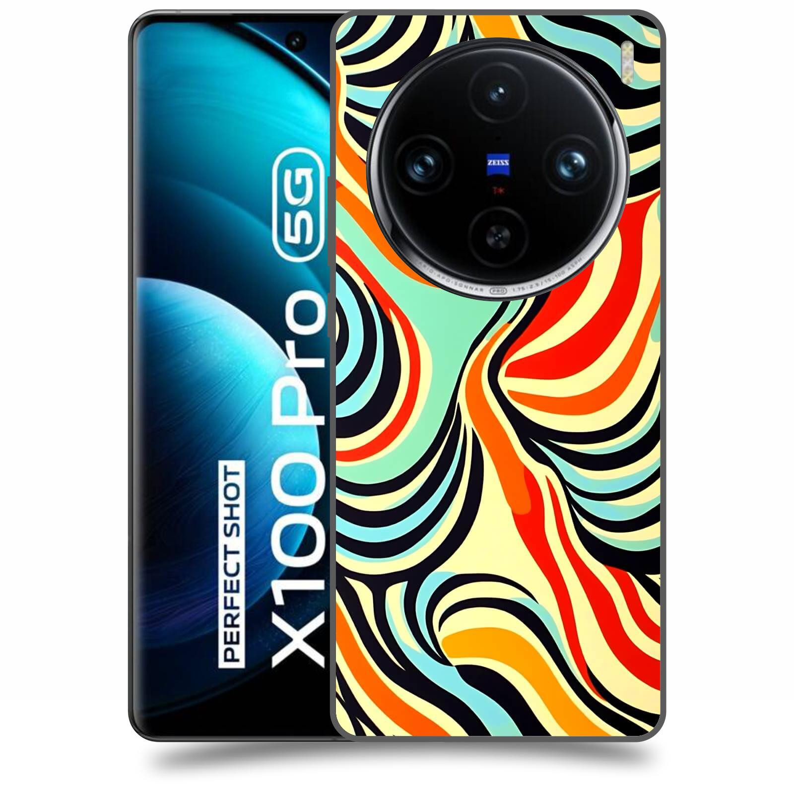 ACOVER Kryt na mobil Vivo X100 Pro 5G - Dynamické proudy