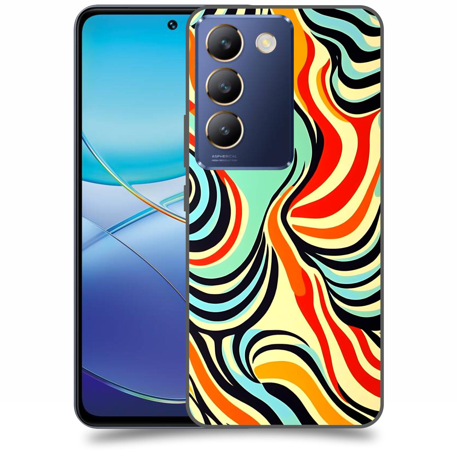 ACOVER Kryt na mobil Vivo V40SE - Dynamické proudy