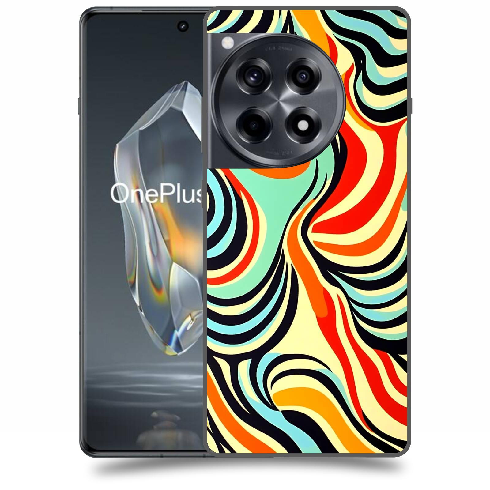 ACOVER Kryt na mobil OnePlus 12 - Dynamické proudy