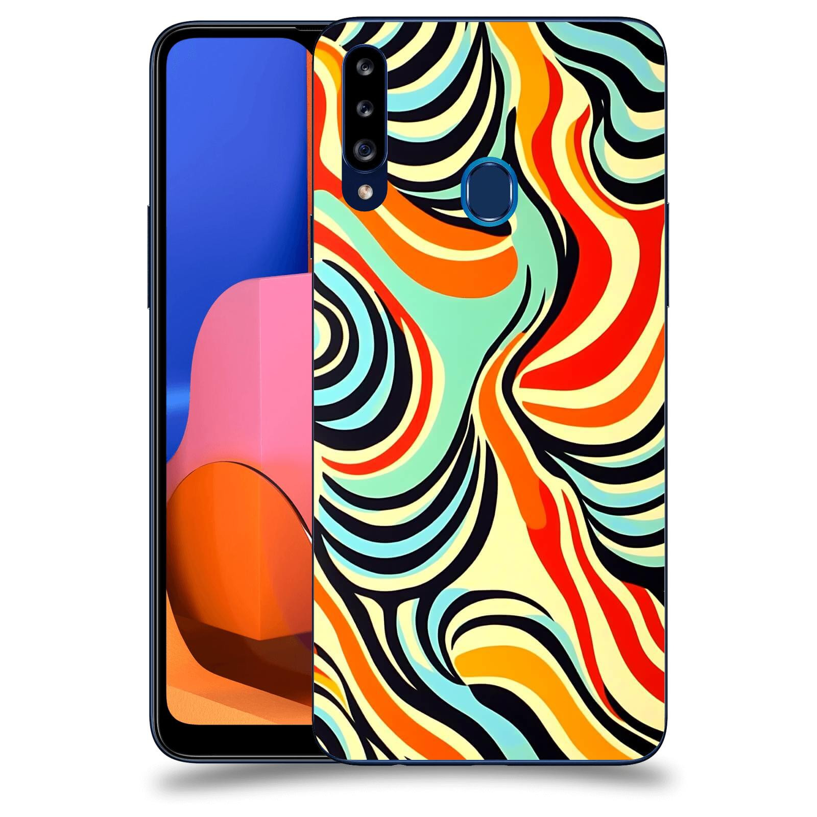 ACOVER Kryt na mobil Samsung Galaxy A20s - Dynamické proudy