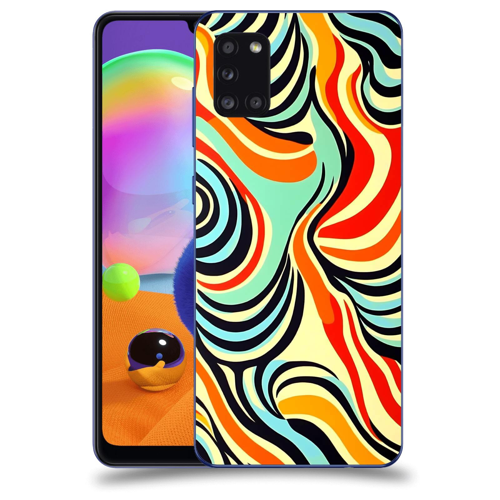 ACOVER Kryt na mobil Samsung Galaxy A31 A315F - Dynamické proudy